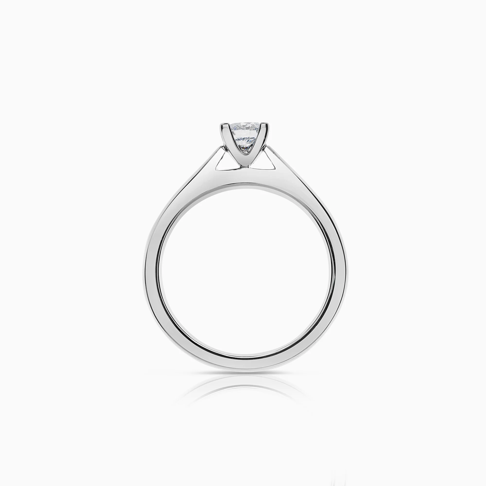 Solitaire ring 0.30ct 18K gold - Image 2