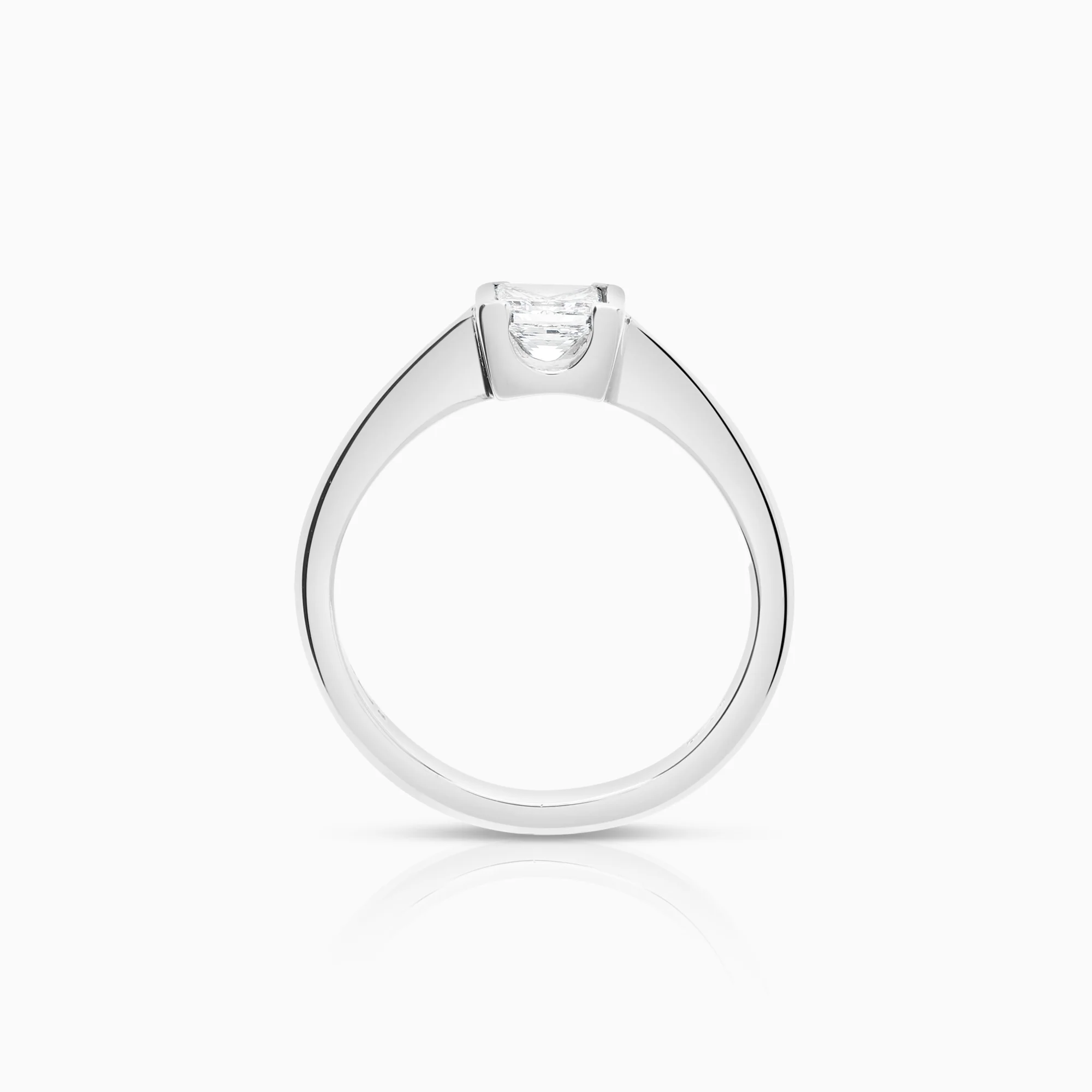 Solitaire ring 0.40ct 950 platinum - Image 2