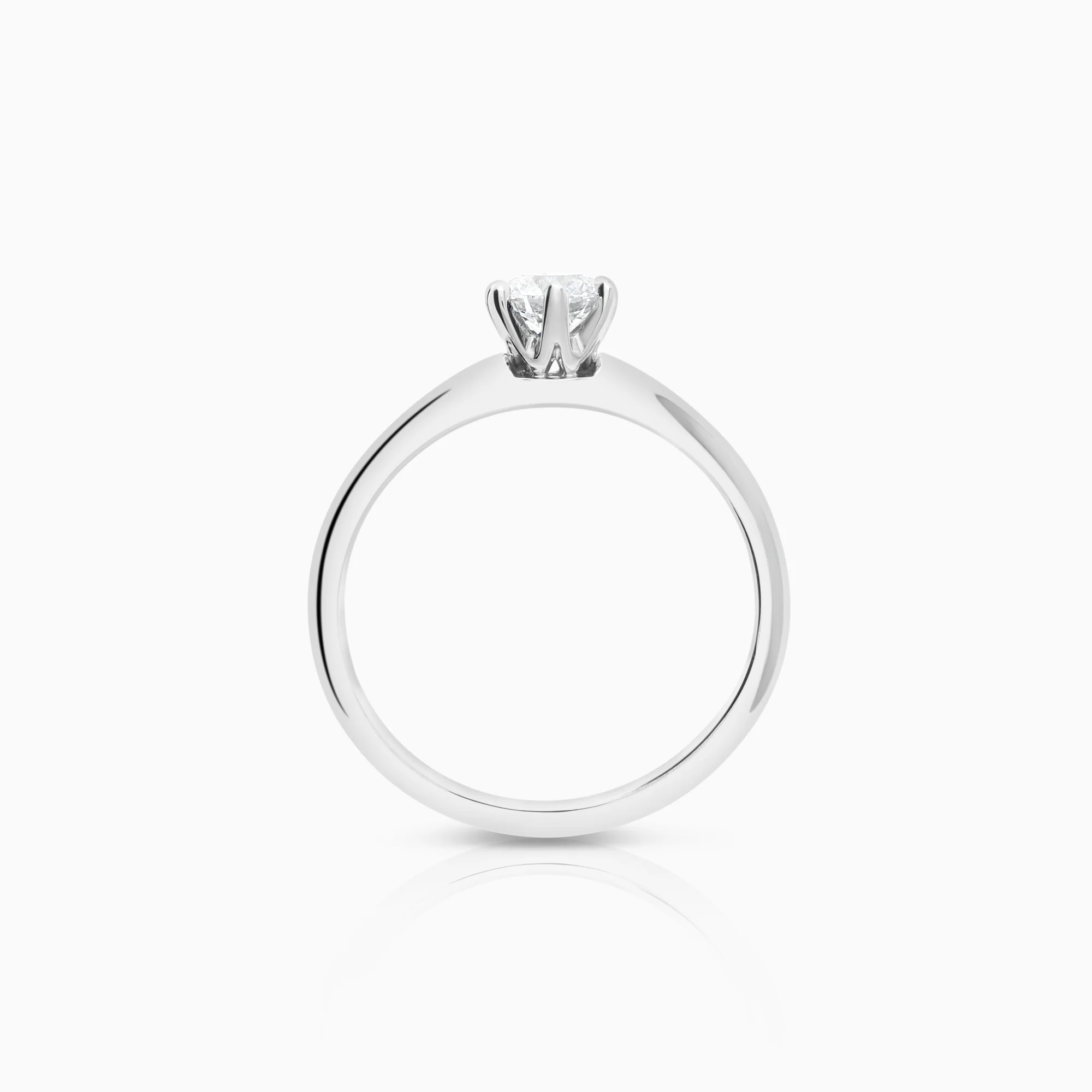 Solitaire ring 0.45ct 950 platinum - Image 2