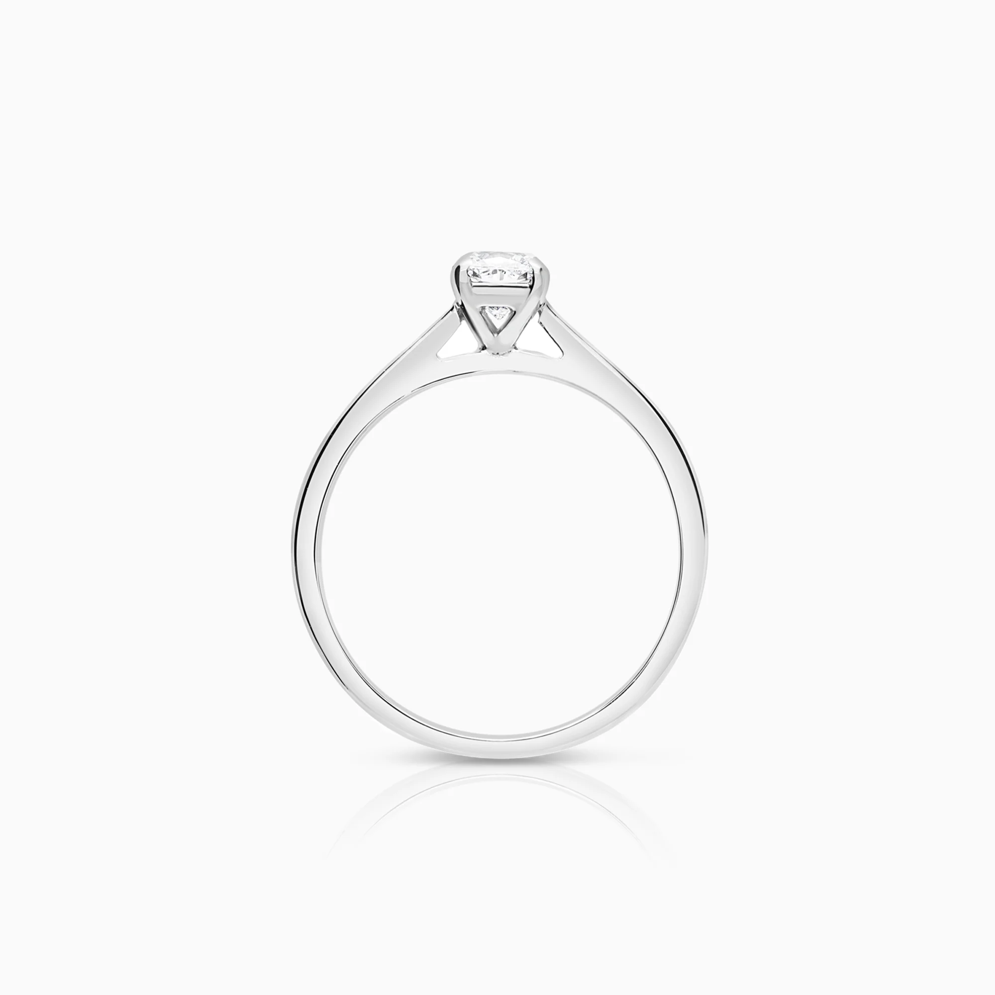 Solitaire ring 0.40ct 950 platinum - Image 2