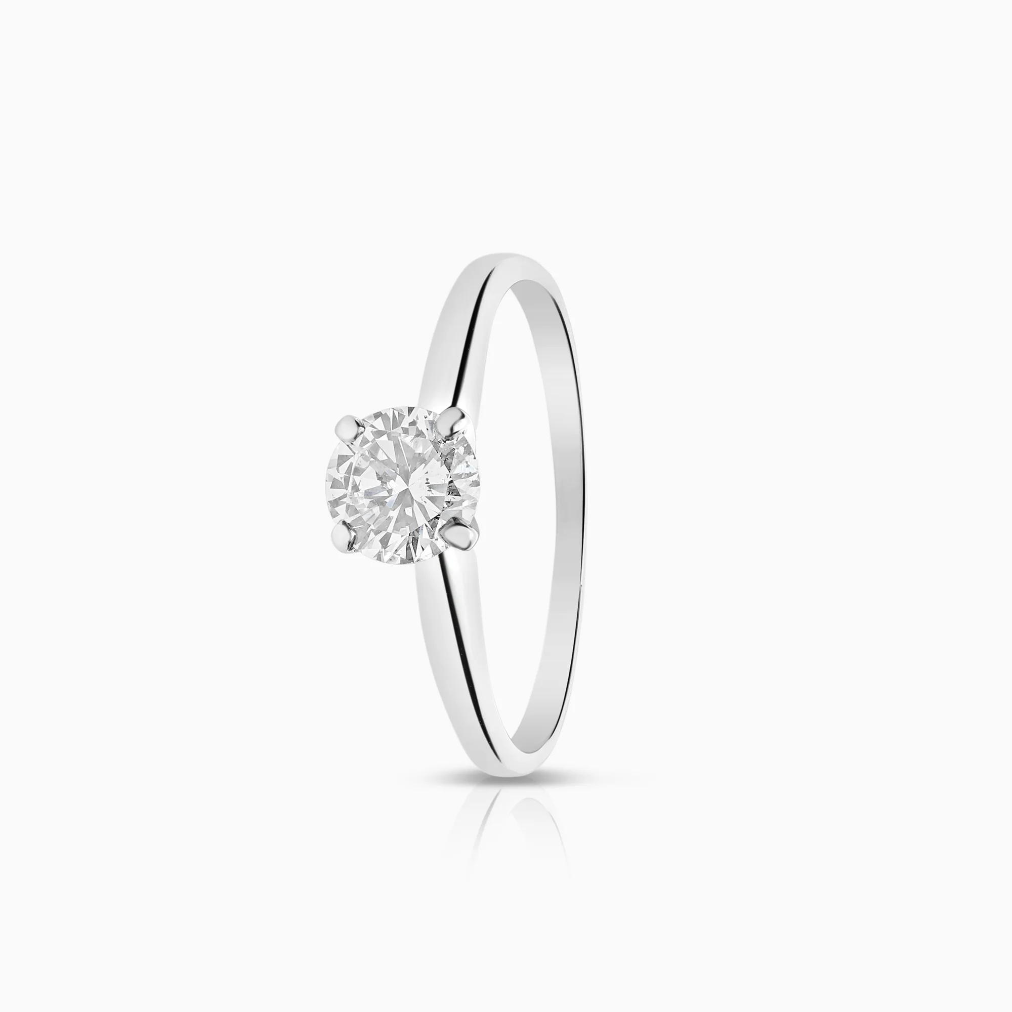 Solitaire ring 0.60ct 950 platinum