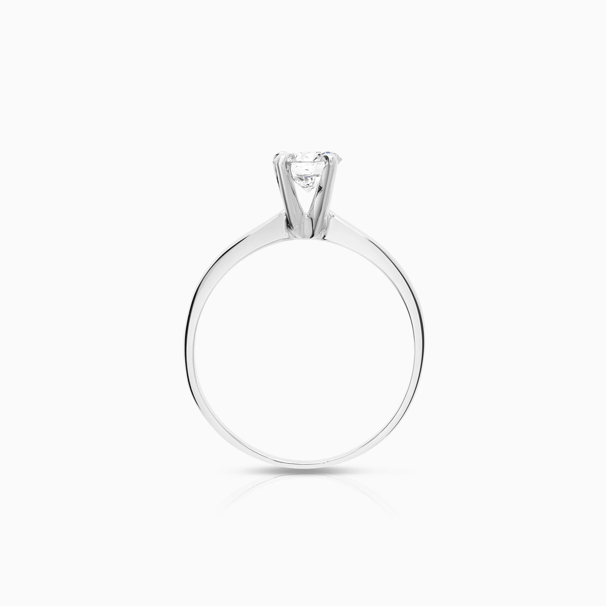 Solitaire ring 0.60ct 950 platinum - Image 2