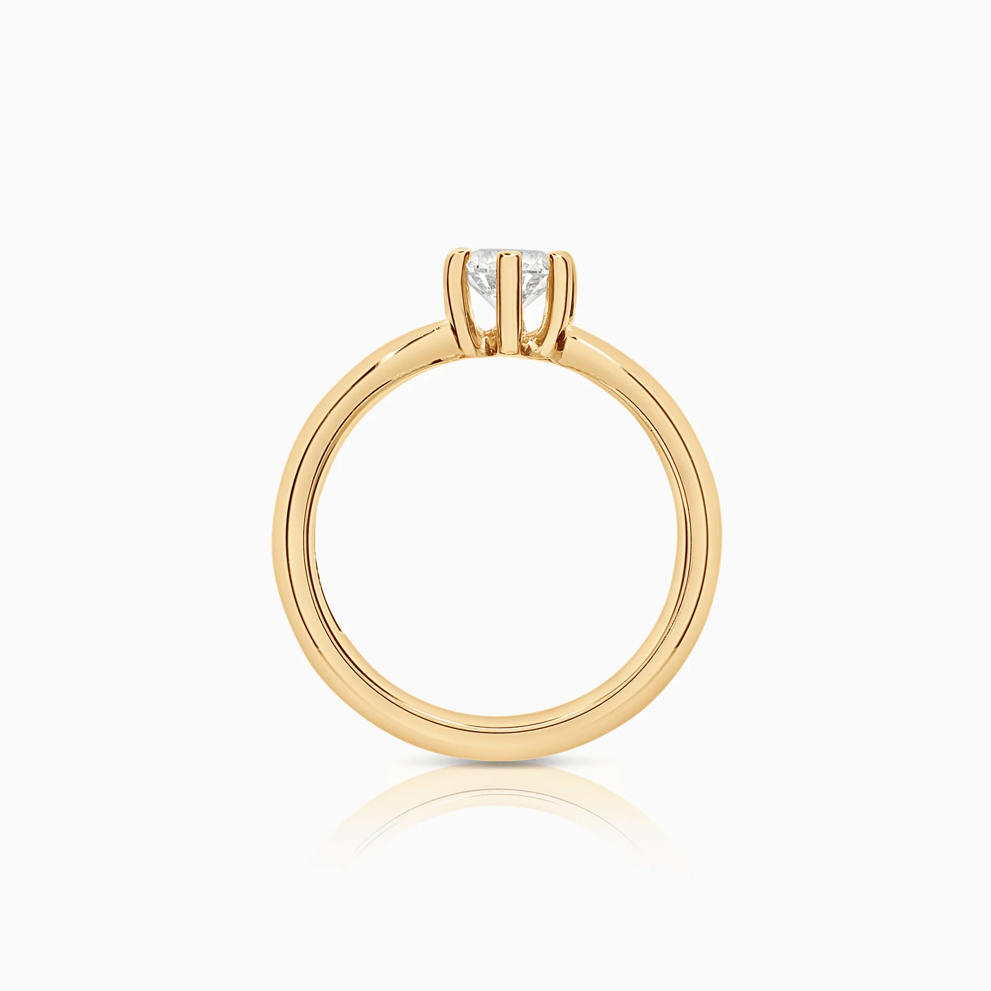 Solitaire ring 0.50ct 18K gold IGI certificate - Image 2
