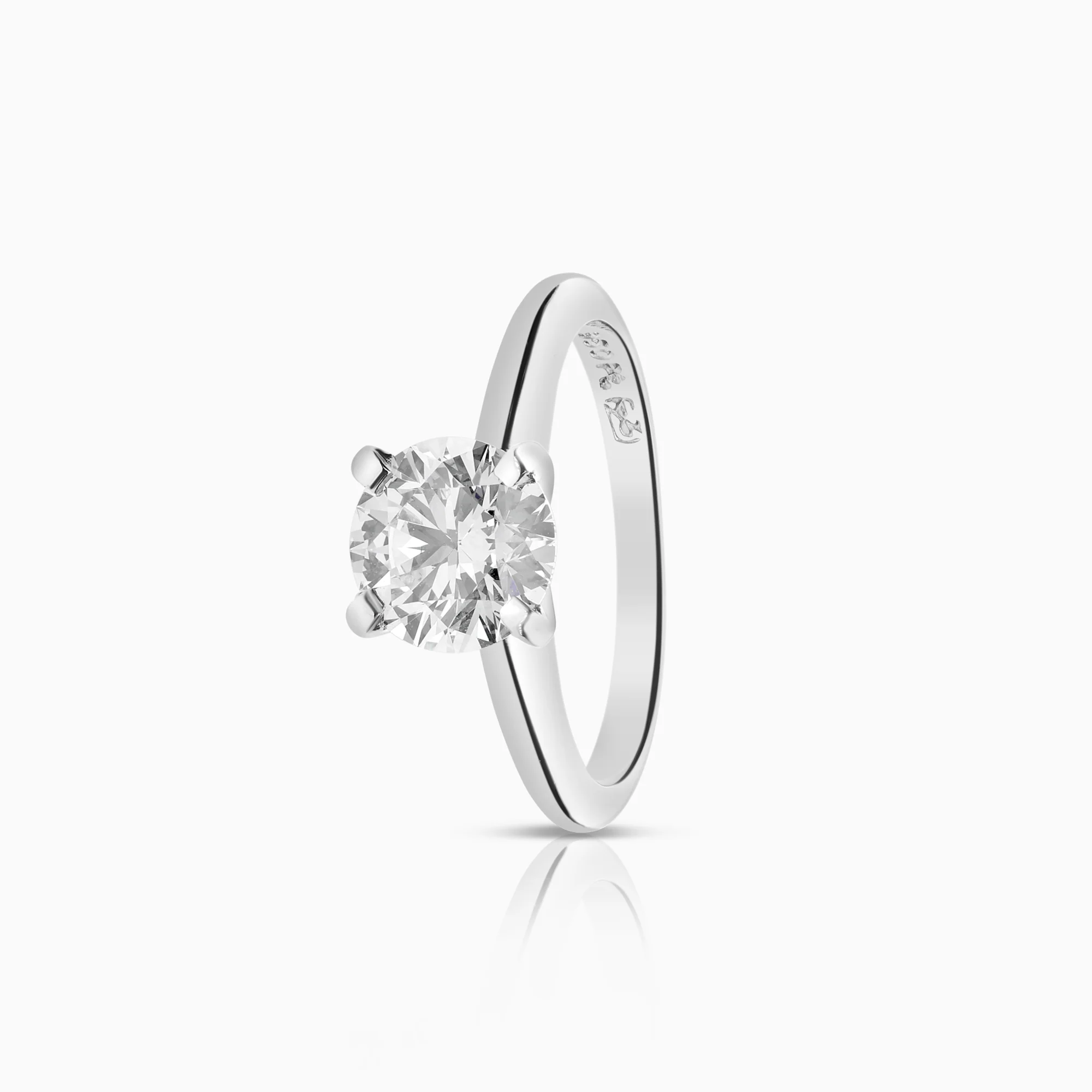 Solitaire ring 1.20ct 950 platinum