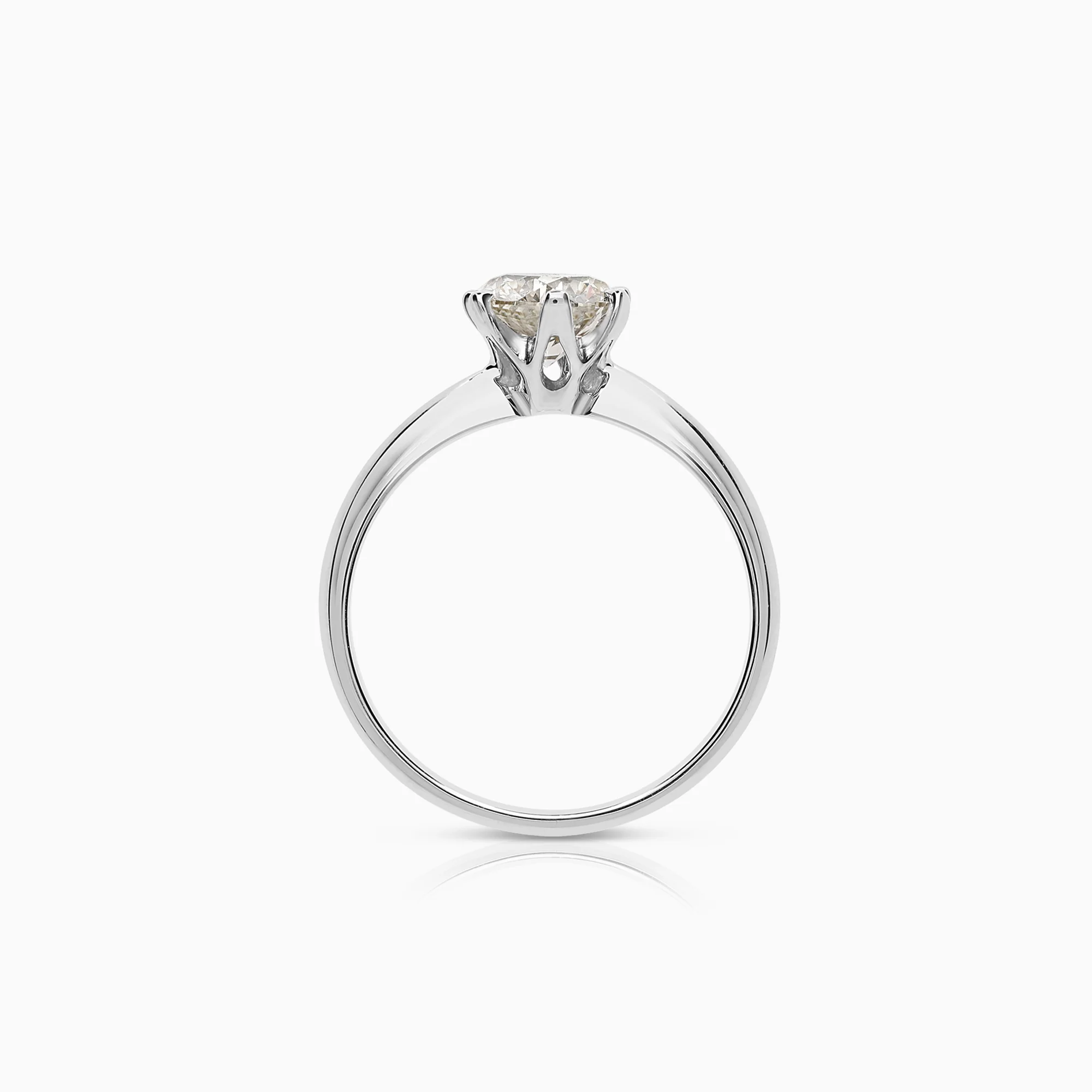 Solitaire ring 1.00ct 18K gold - Image 3