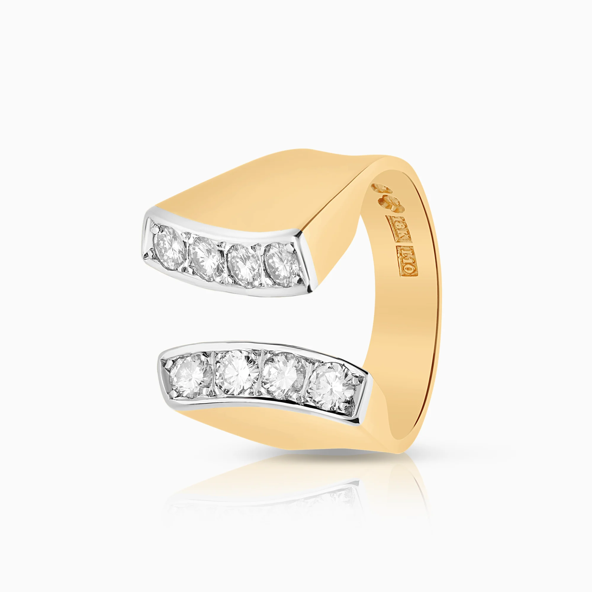Statement ring 0.56ct 18K gold
