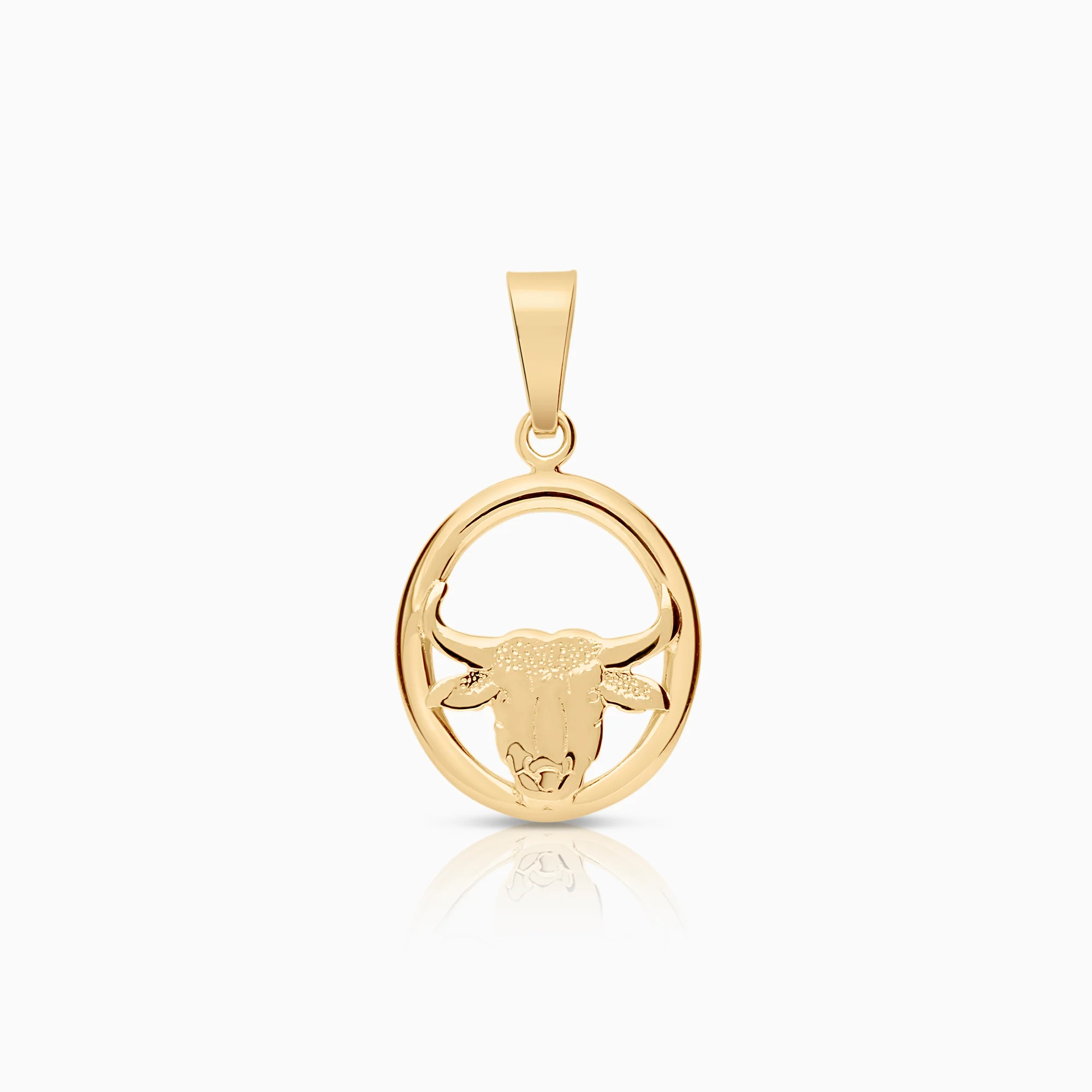 Taurus pendant 0.76g 18K gold