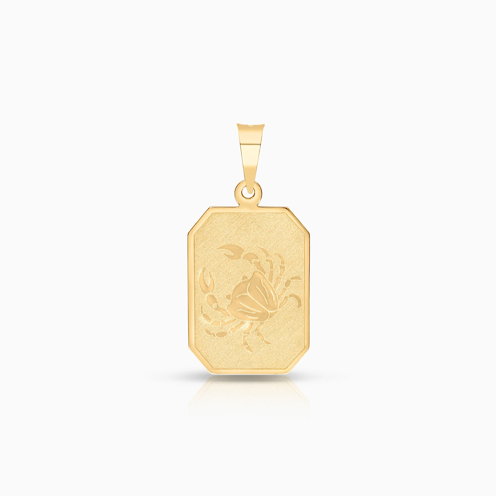 Pendant with zodiac sign 0.95g 18K gold.