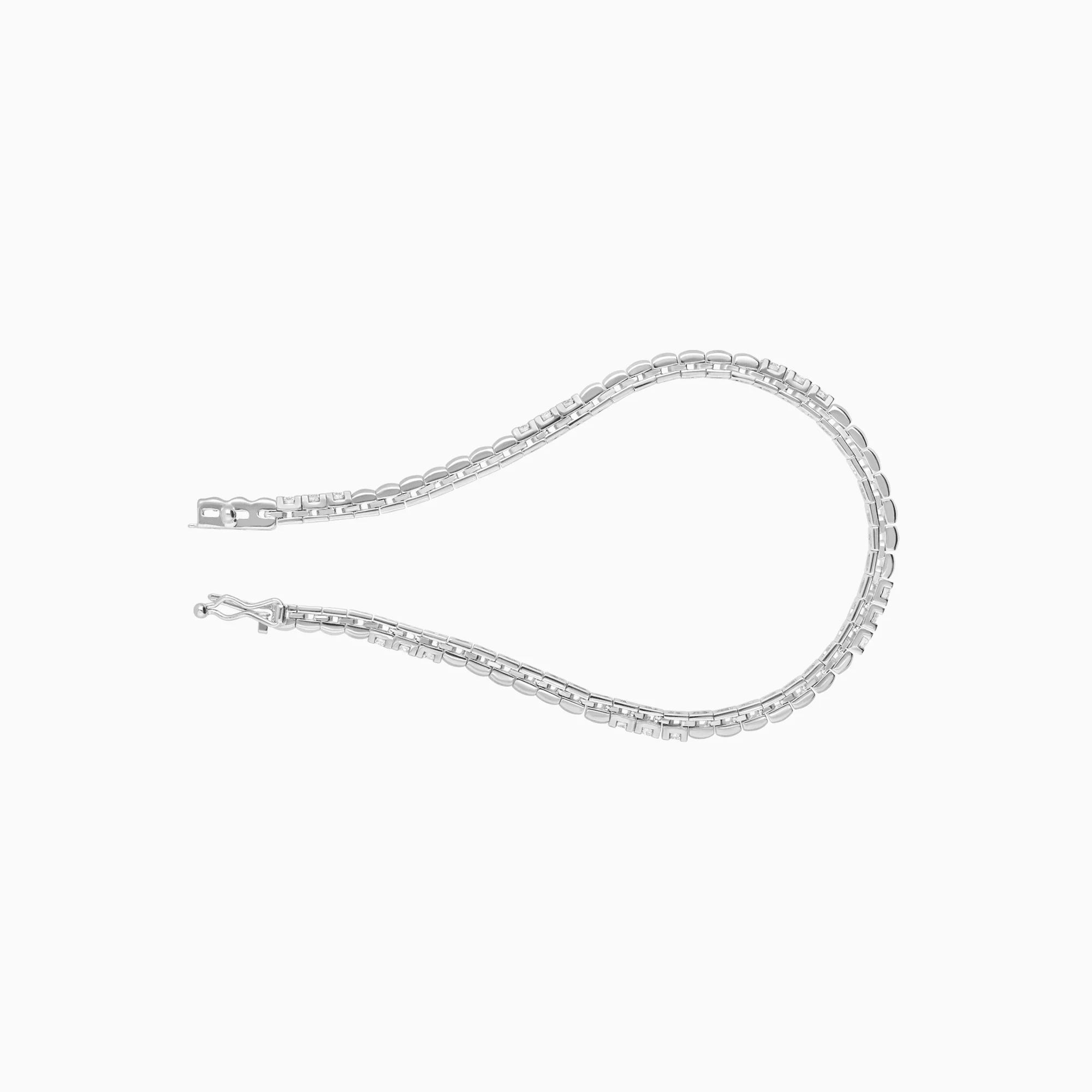 Tennis Bracelet 0.72ct 18K White Gold - Image 2