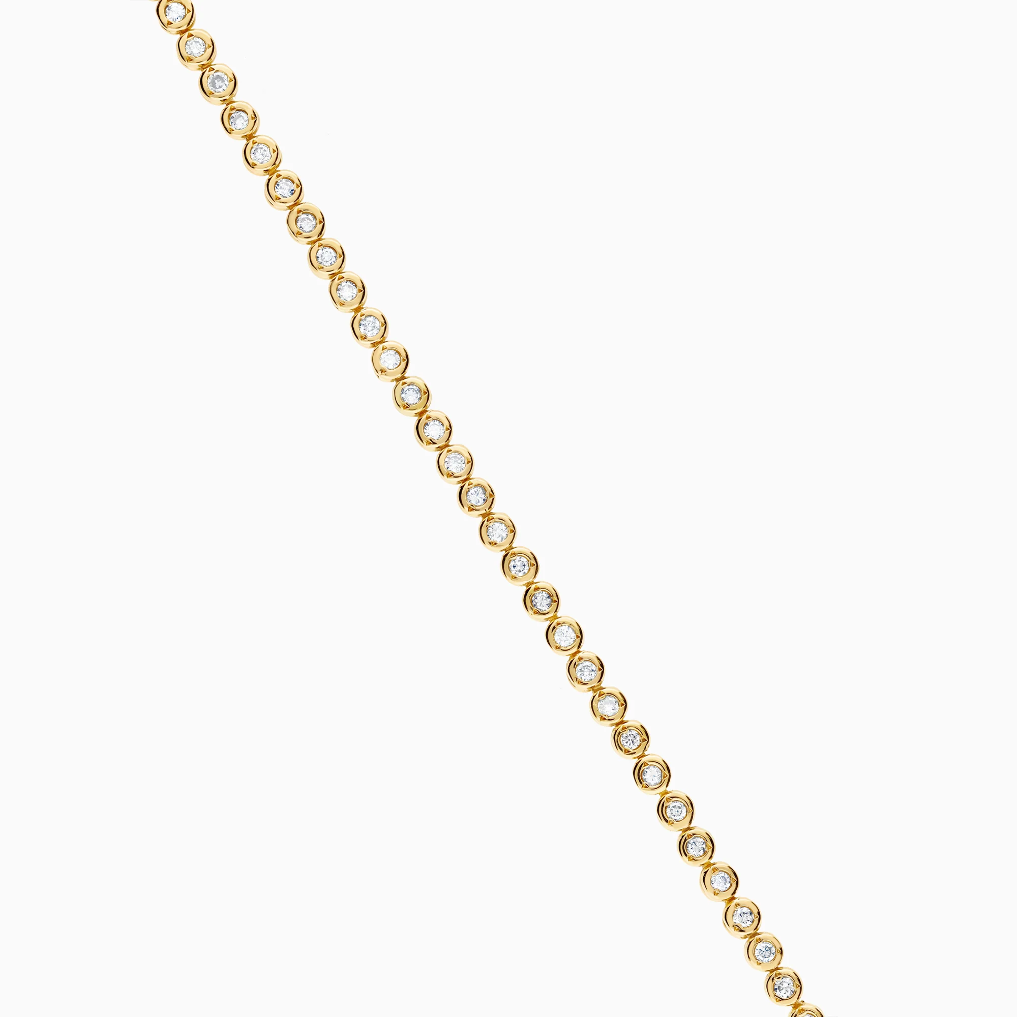 Tennis bracelet 1.10ct 9K gold
