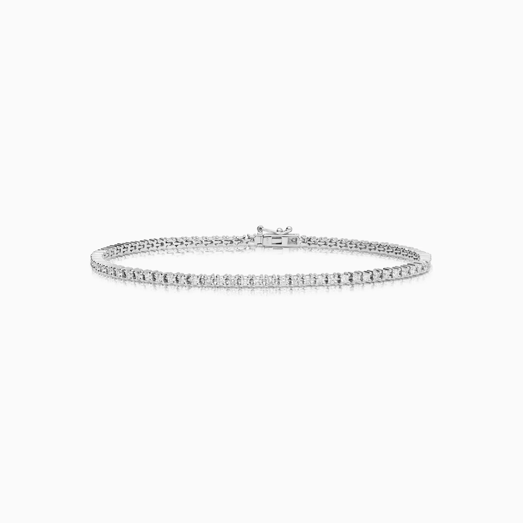 Tennis bracelet 1.15ct 18K white gold