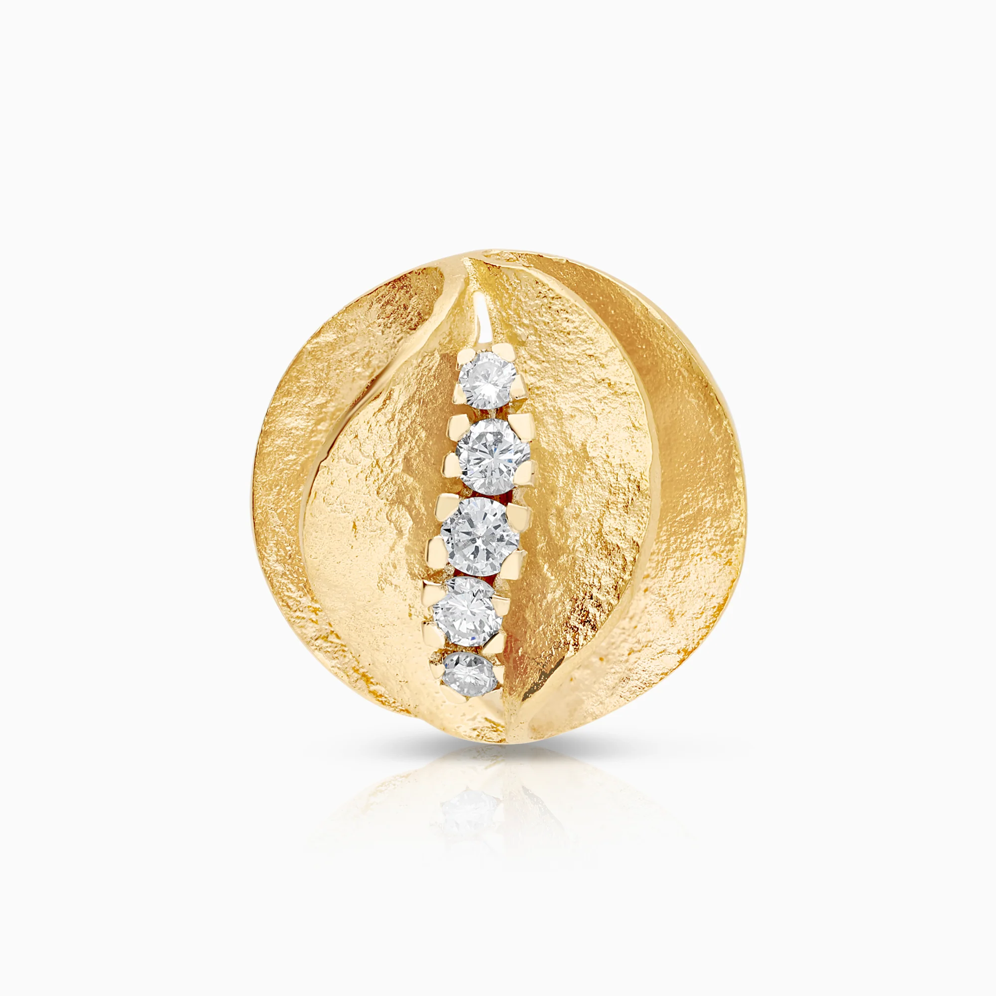 Theresia Hvorslev diamond pendant 0.32ct 18K gold
