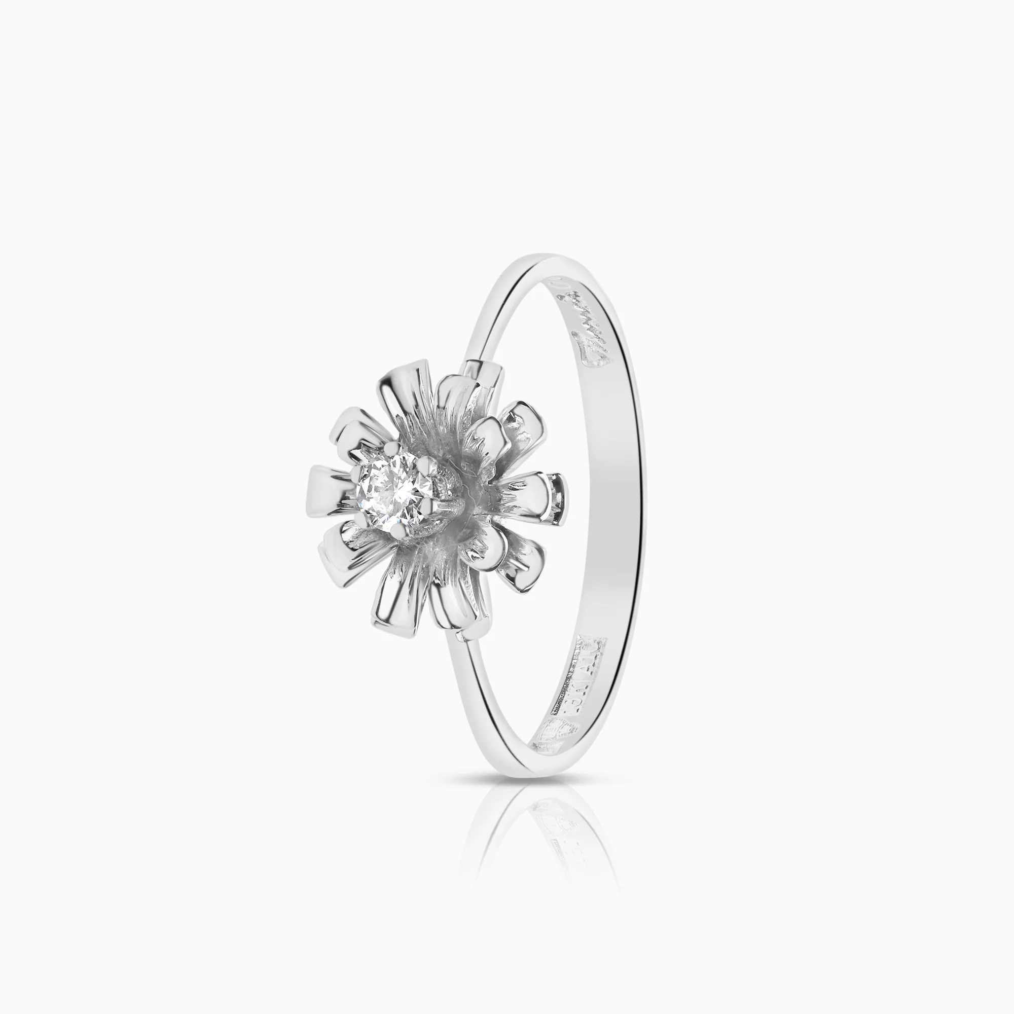 Theresia Hvorslev diamond ring 0.10ct 18K white gold