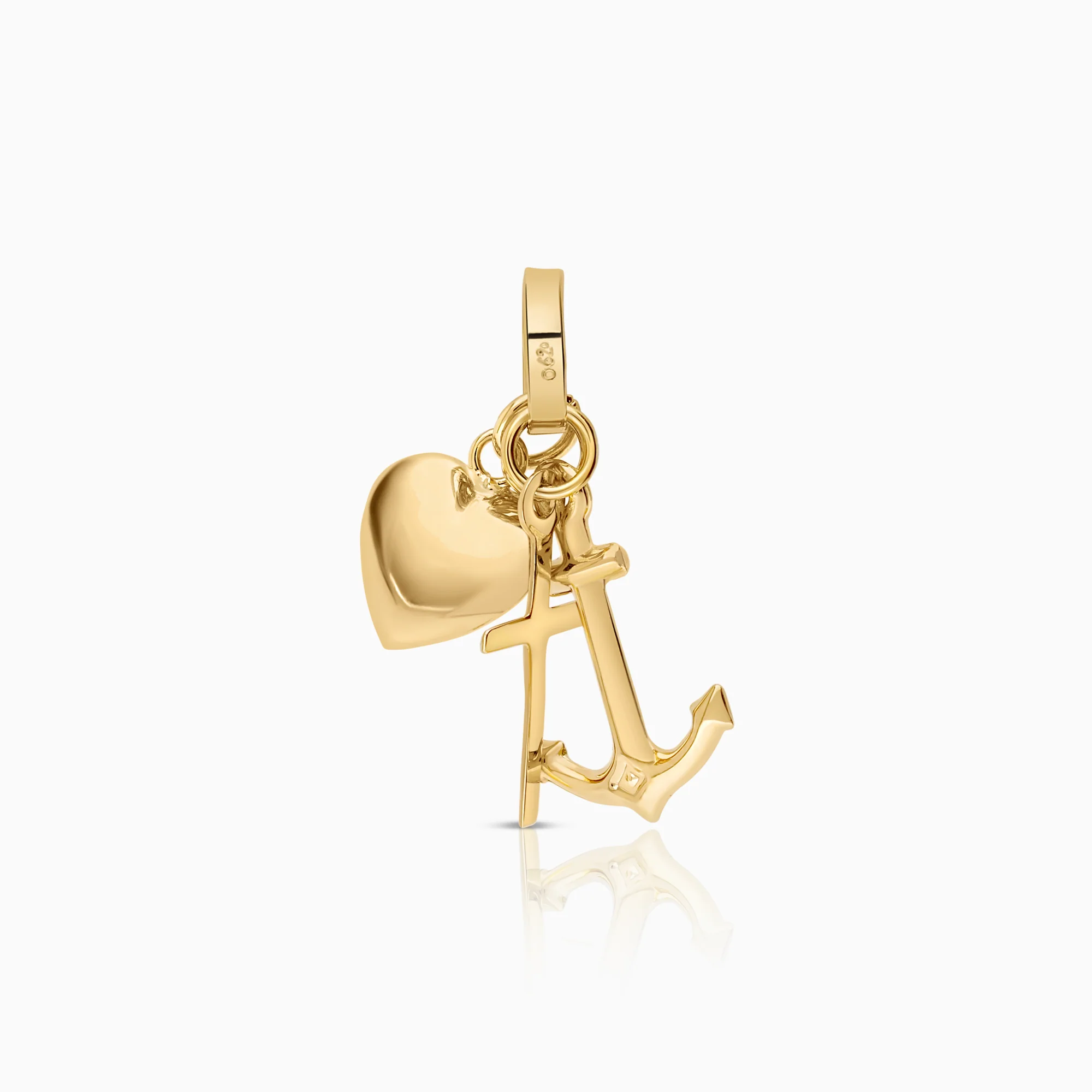 Faith, Hope & Love pendant 0.80g 18K gold