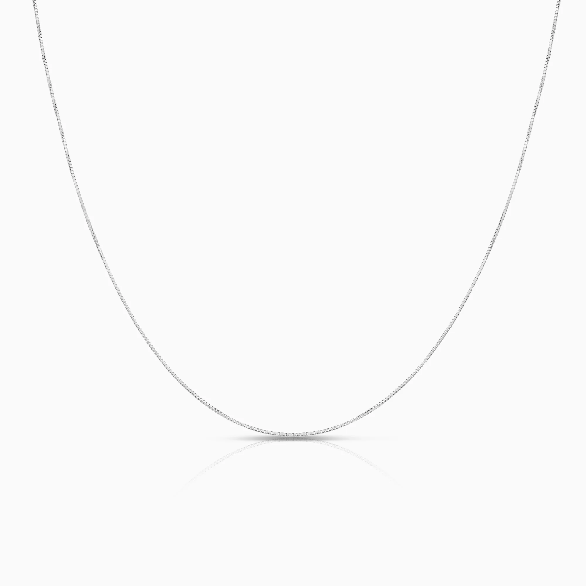 Venezia necklace 1.32g 18K white gold