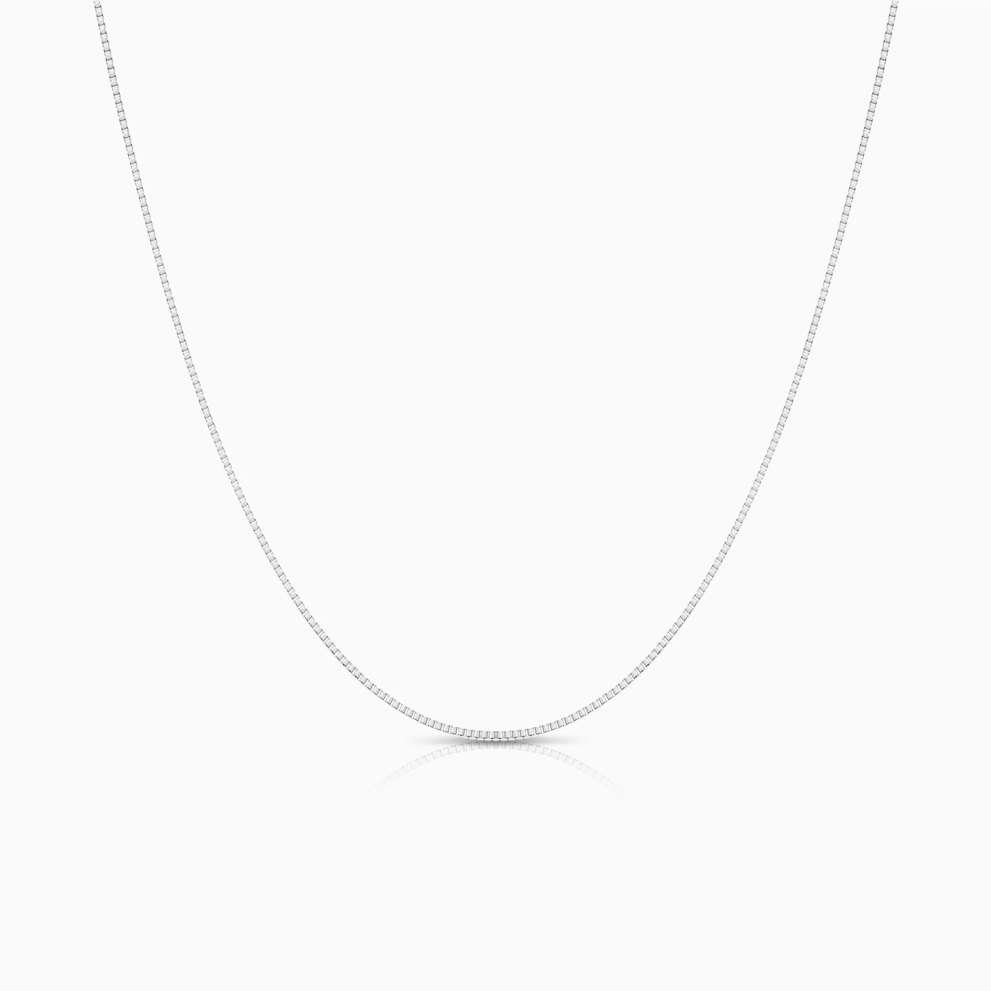 Venezia necklace 1.84g 18K white gold