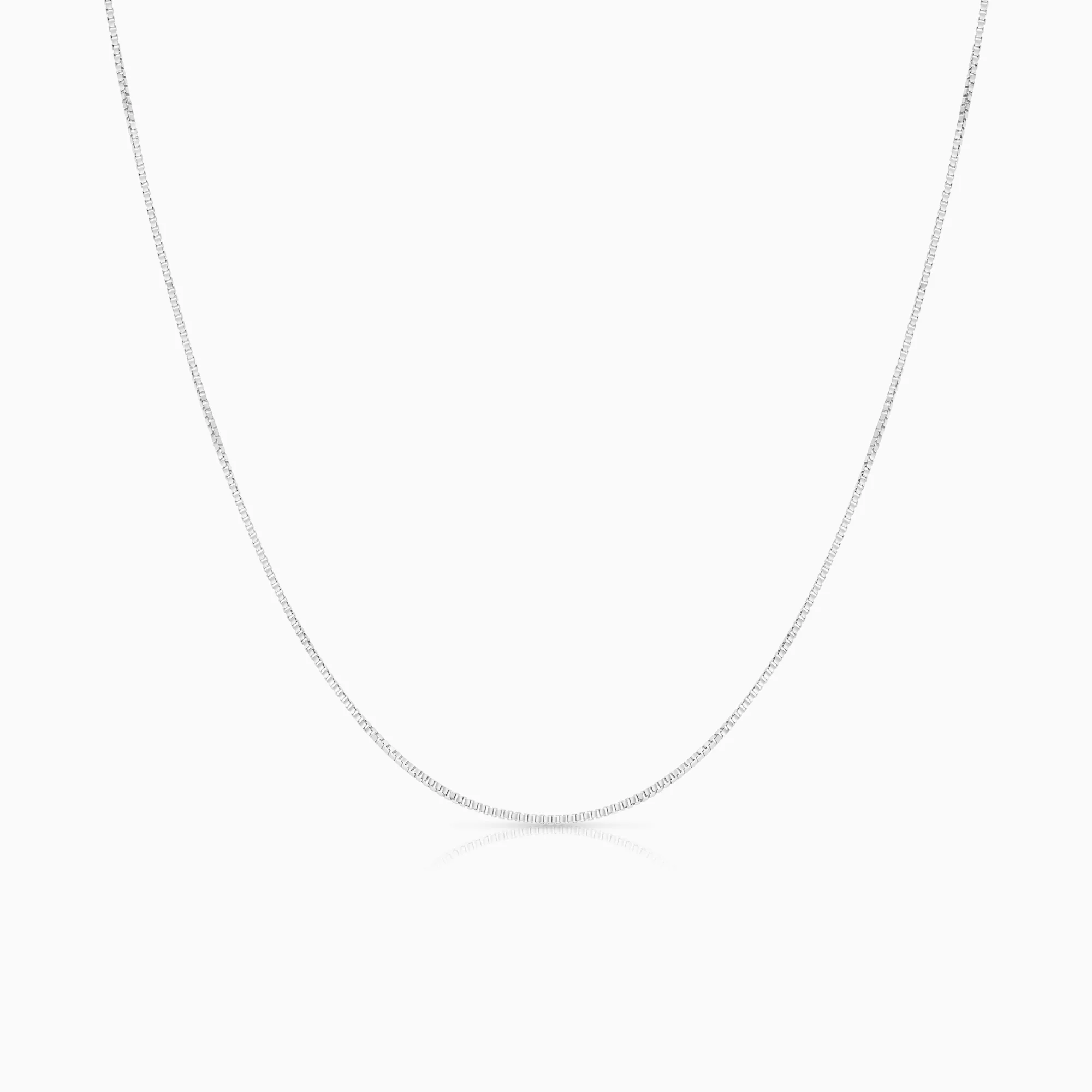 Venezia necklace 2.23g 18K white gold