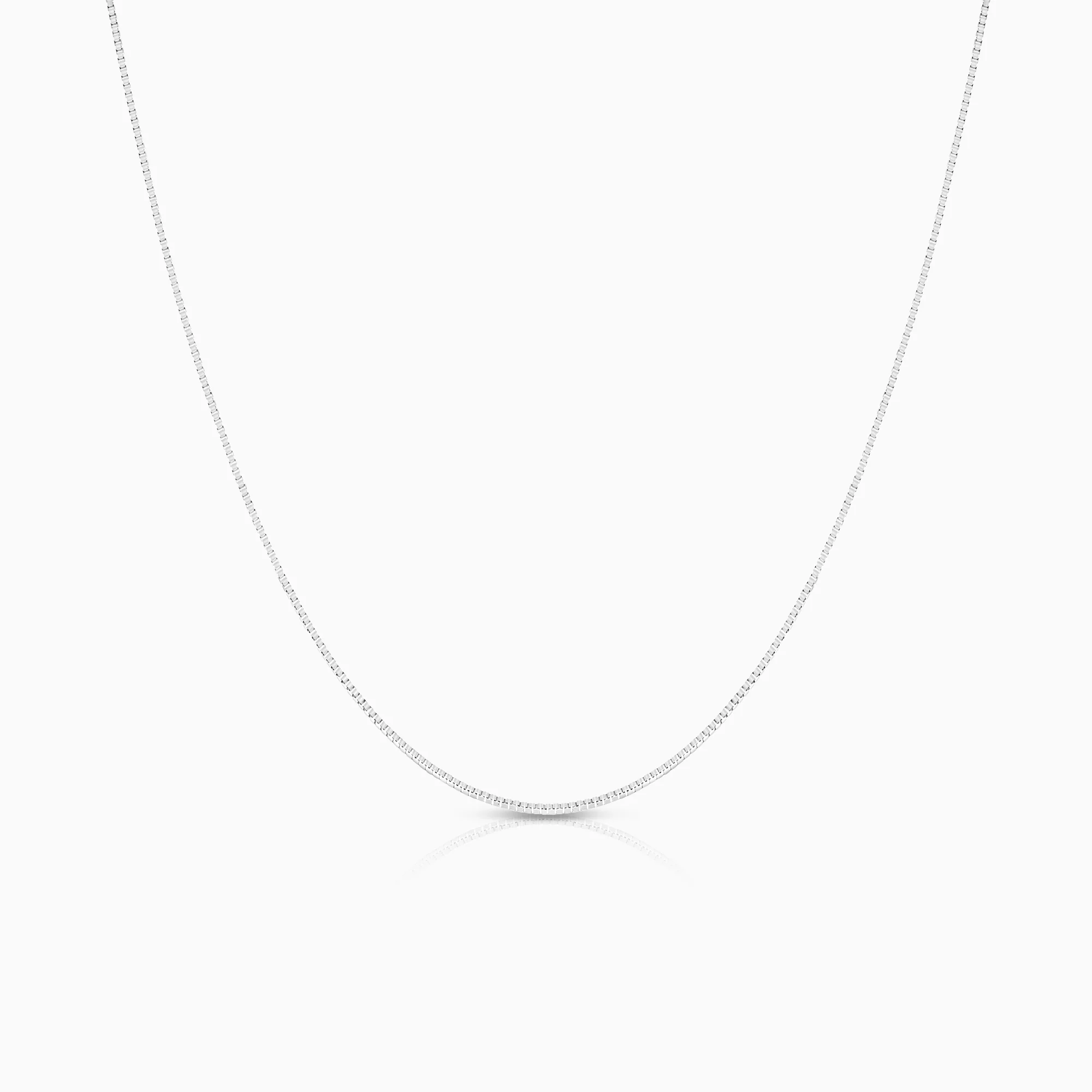 Venezia necklace 2.32g 18K white gold