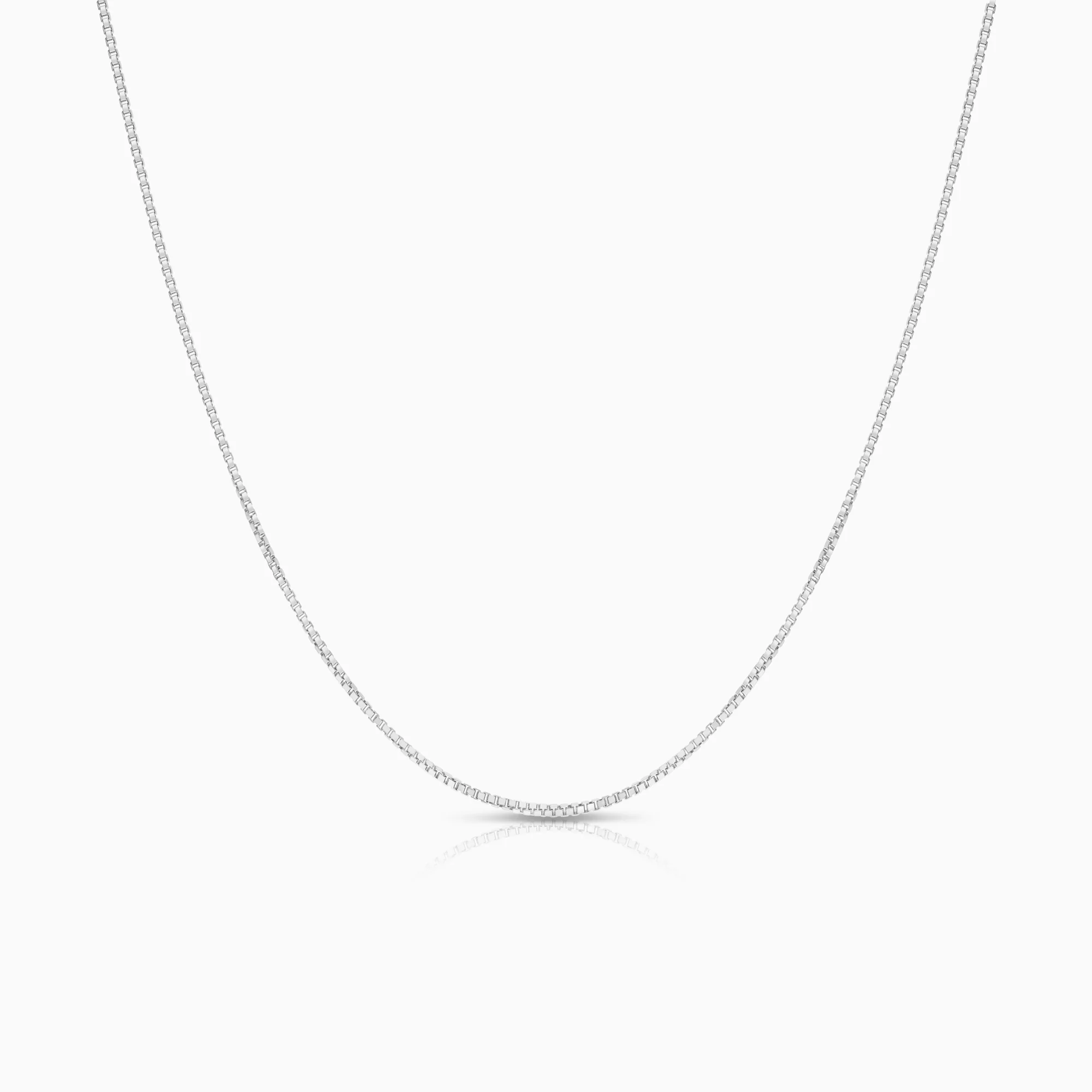 Venezia necklace 2.74g 18K white gold