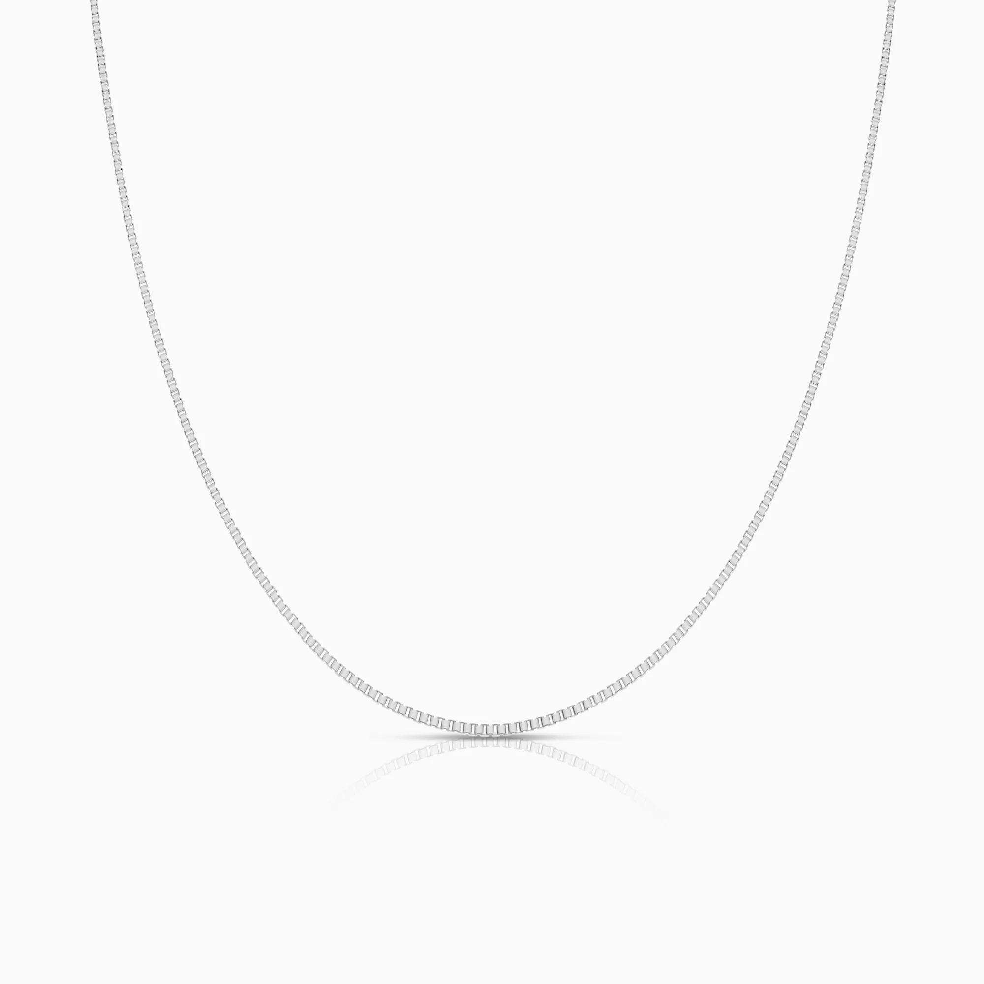 Venezia necklace 3.02g 18K white gold