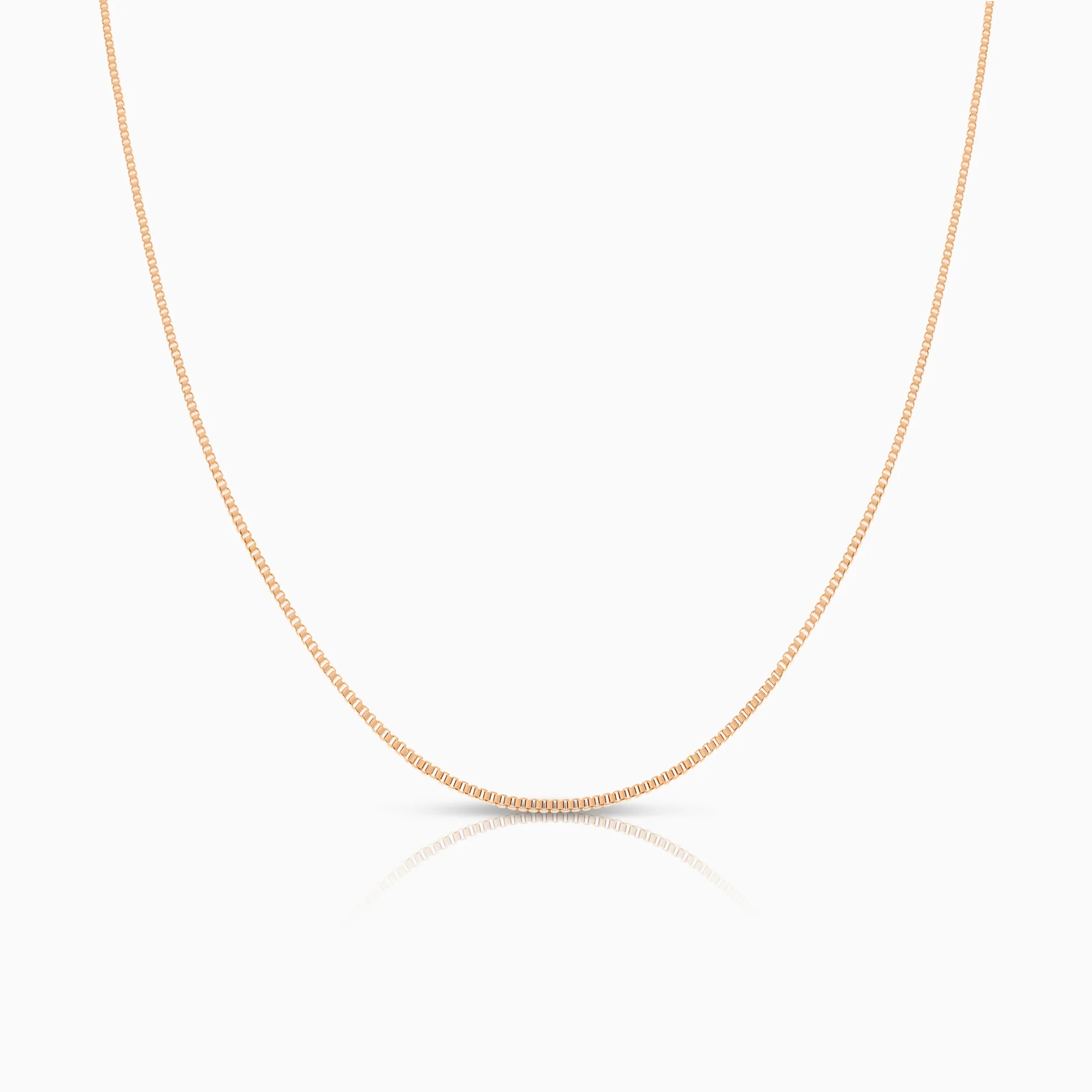 Venezia necklace 3.44g 18K rose gold
