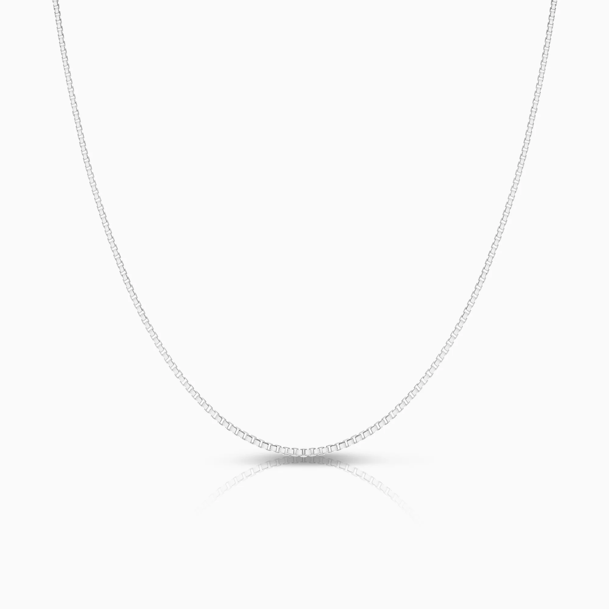 Venezia necklace 3.46g 18K white gold