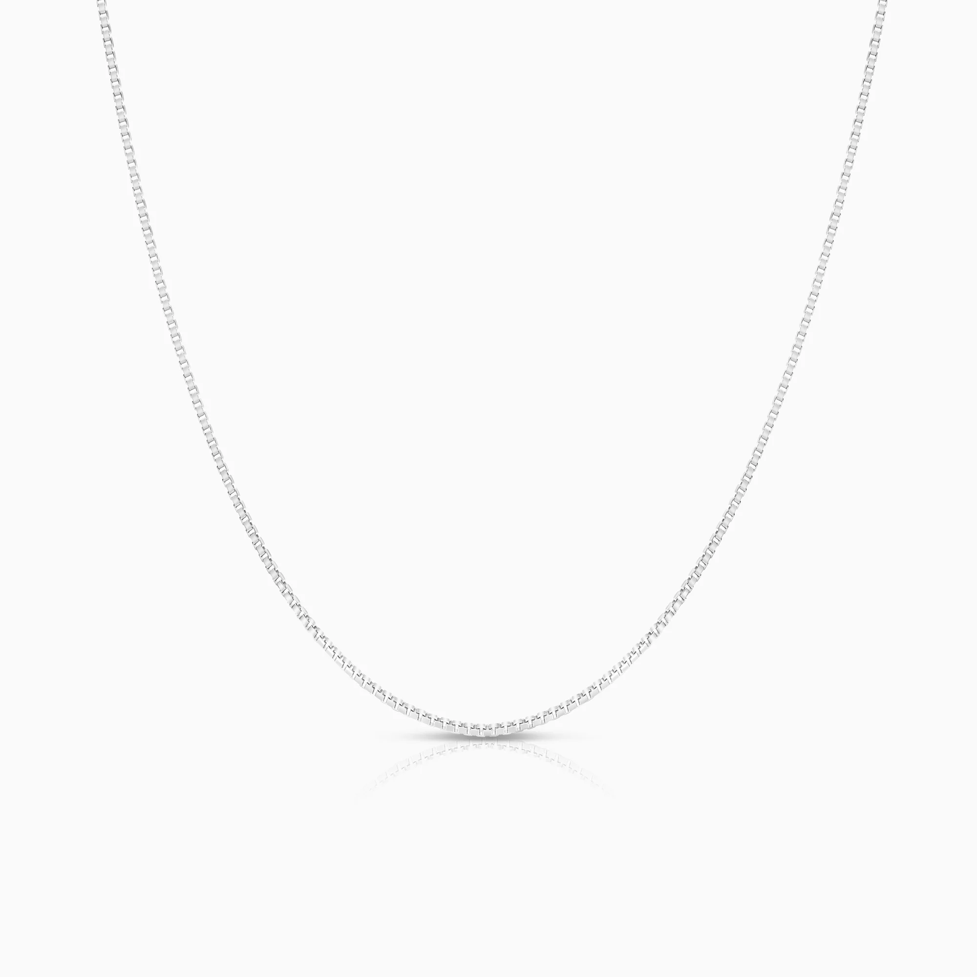 Venezia necklace 3.85g 18K white gold