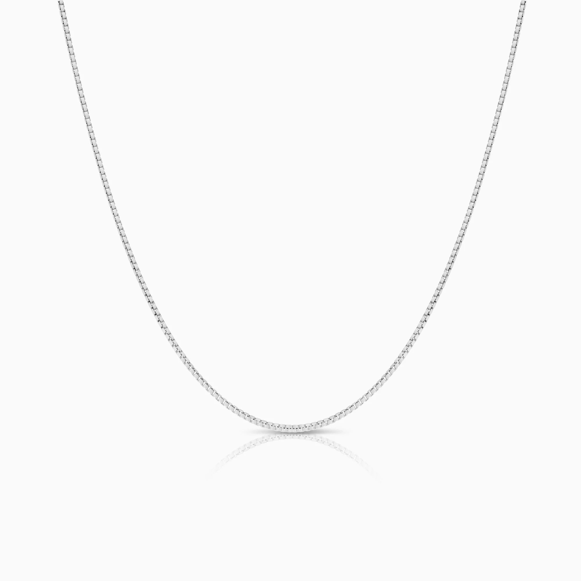 Venezia necklace 4.43g 18K white gold