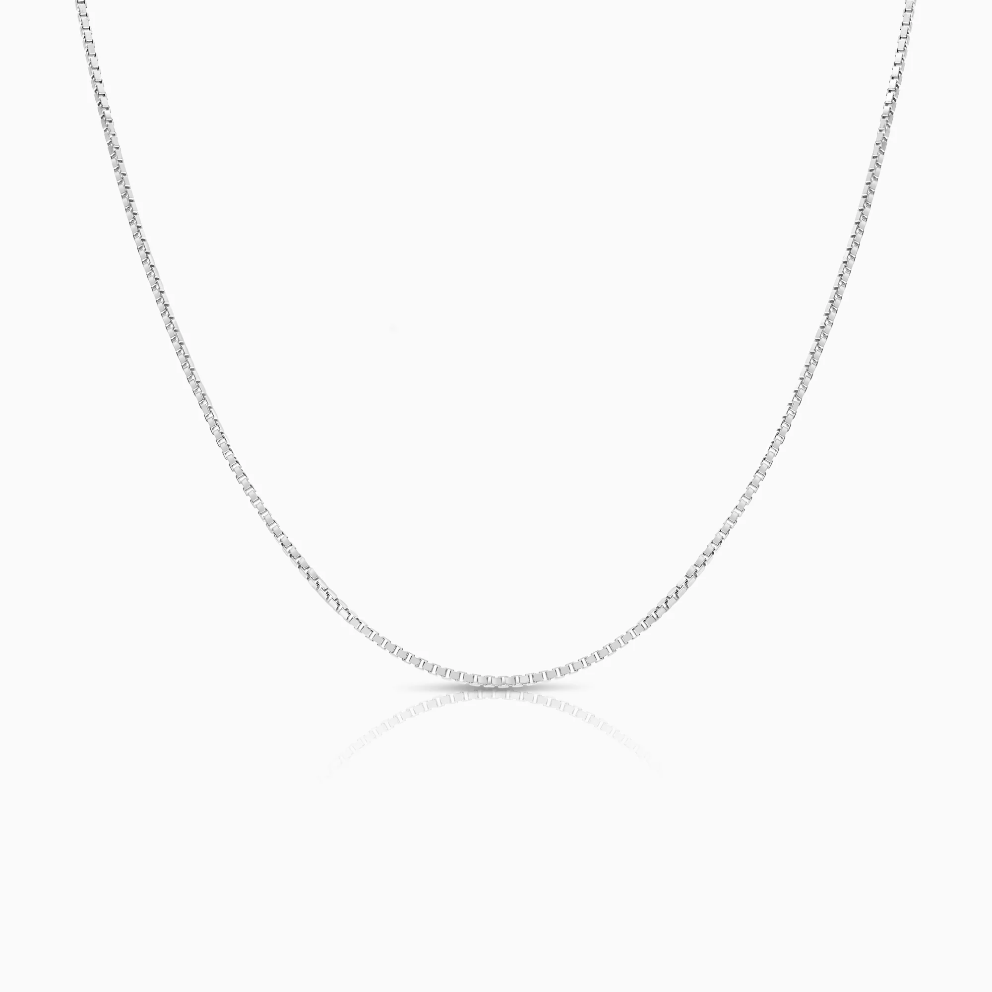 Venezia necklace 8.45g 18K white gold