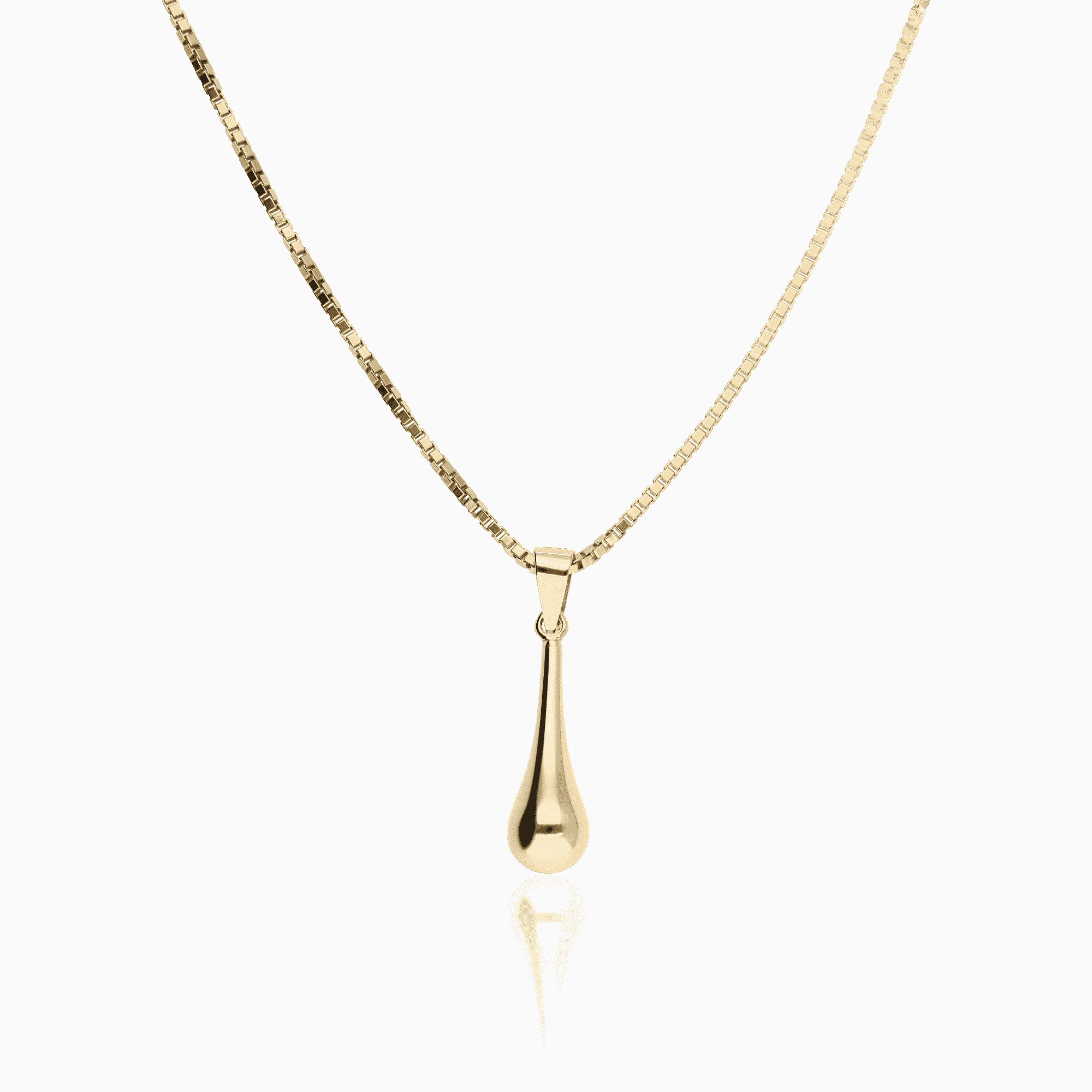 Venetian necklace with drop 4.65g 18K