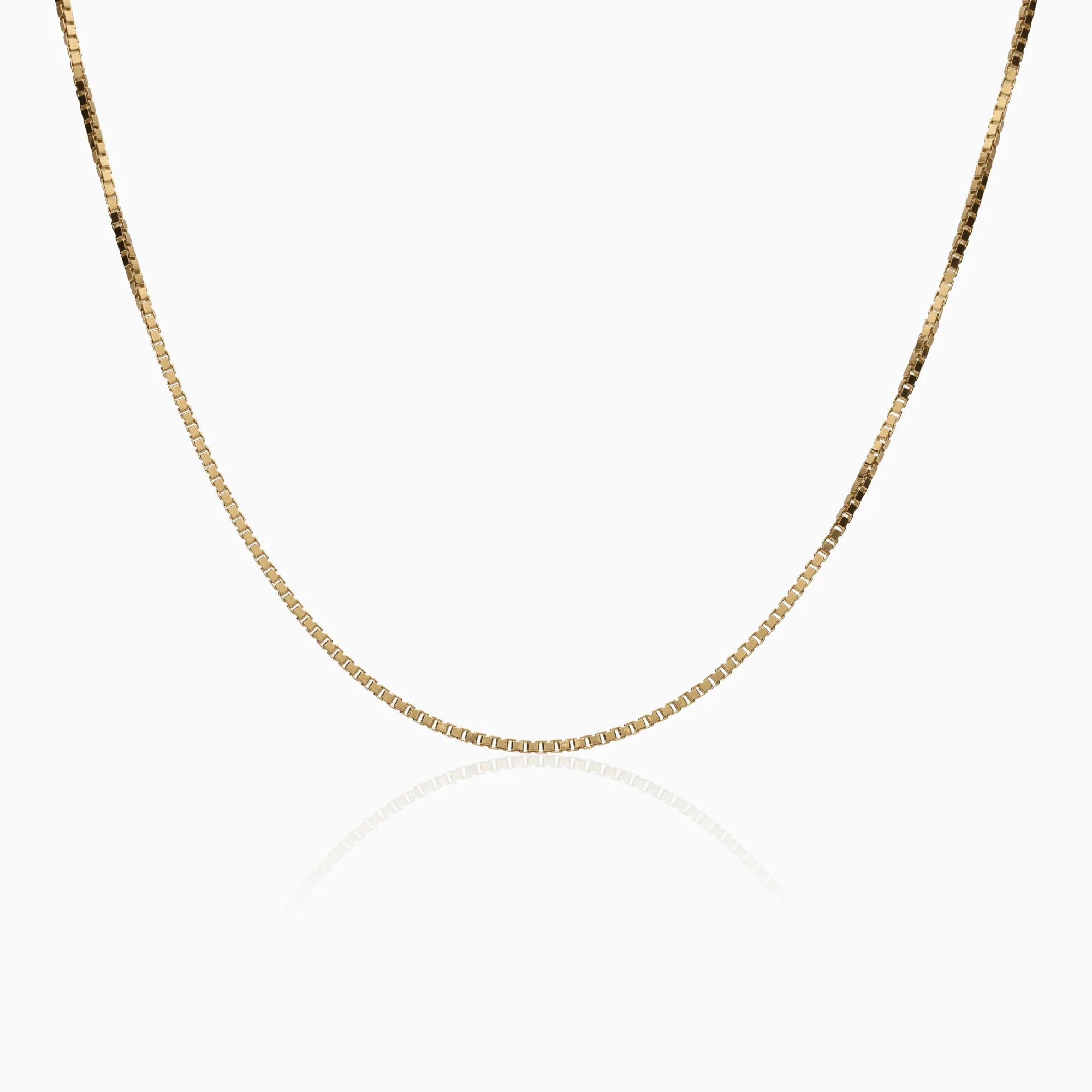 Box chain 10.06g 18K gold