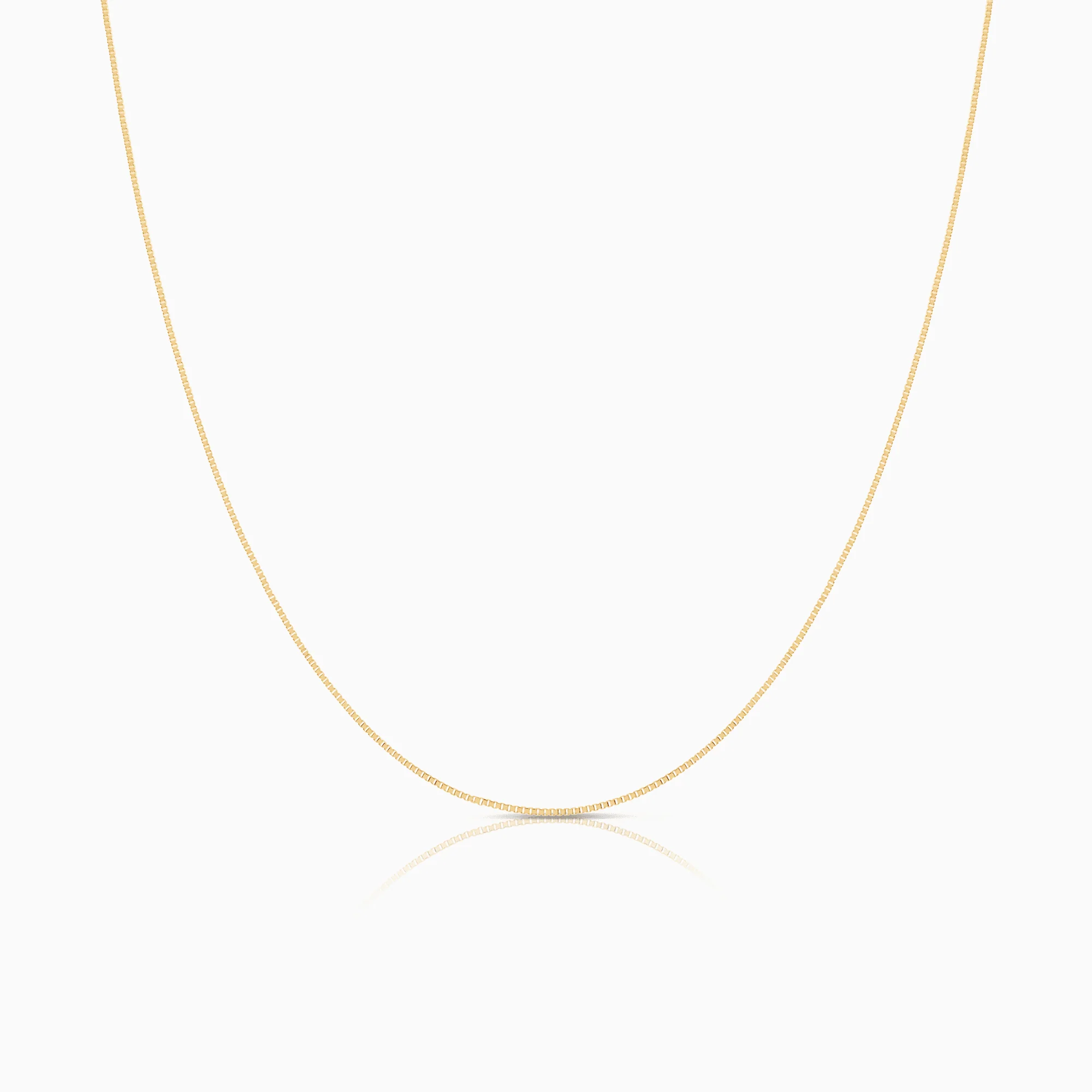 Box Chain 42cm 18K gold