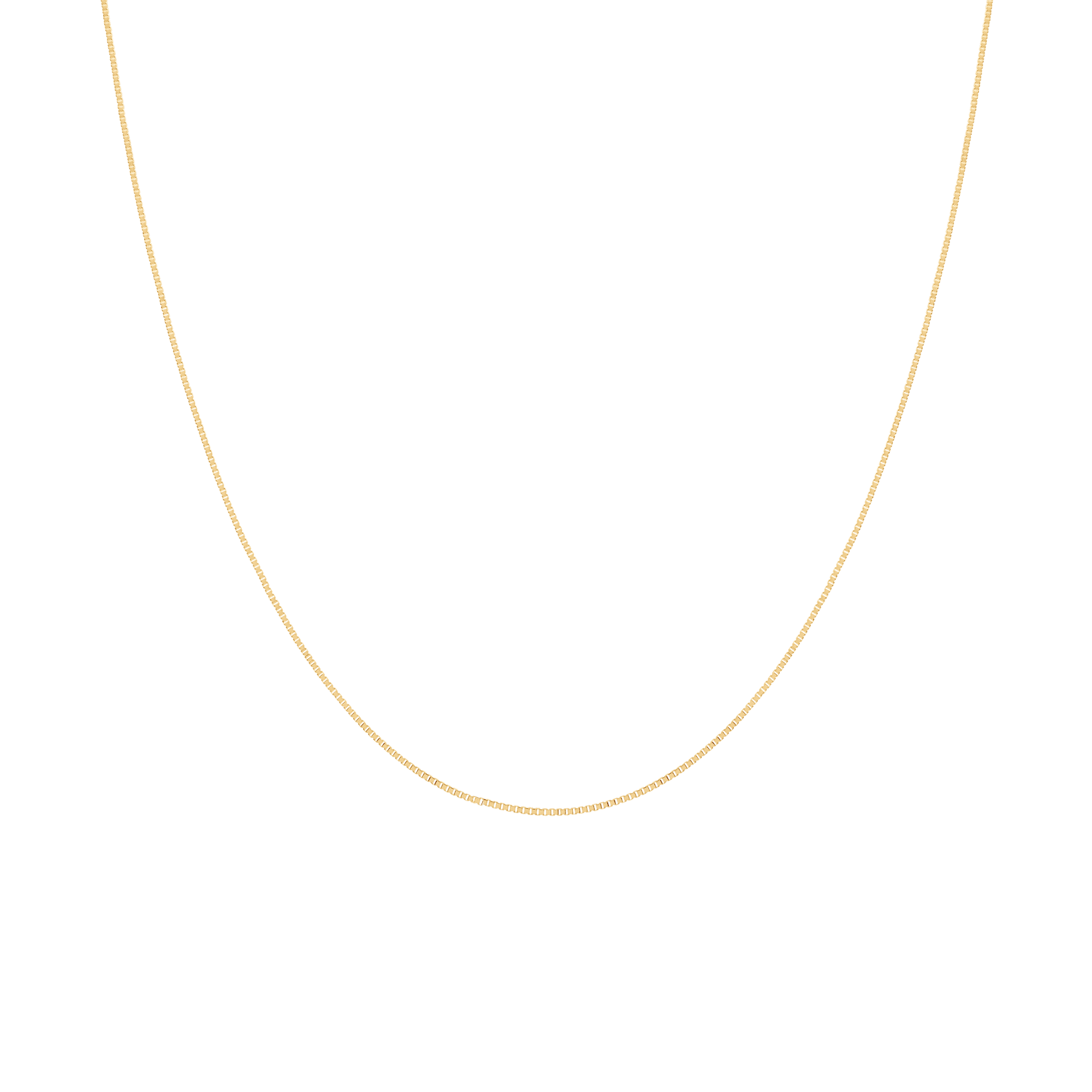 Box Chain 42cm 18K gold - Image 2