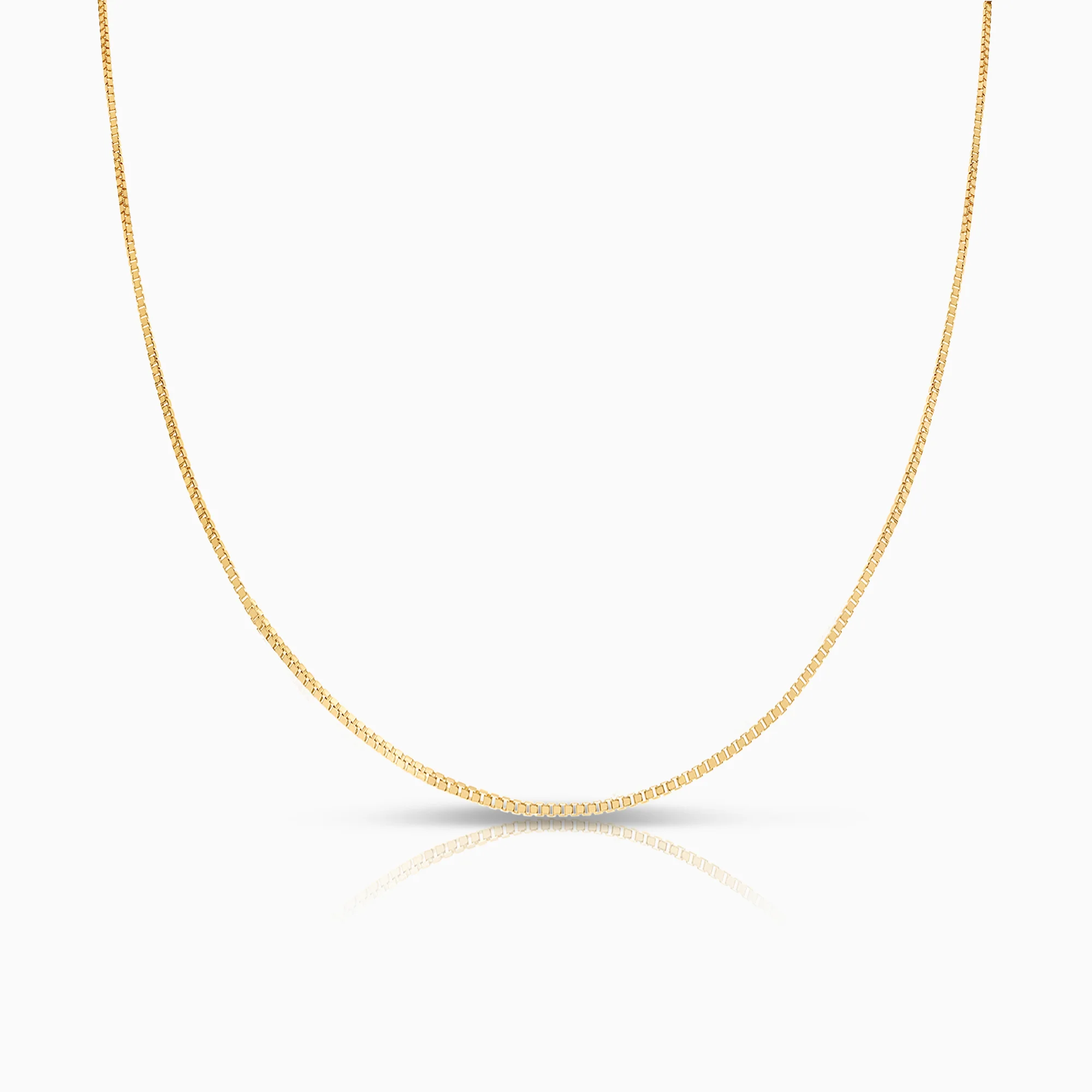 Box chain 36.0cm 18K gold