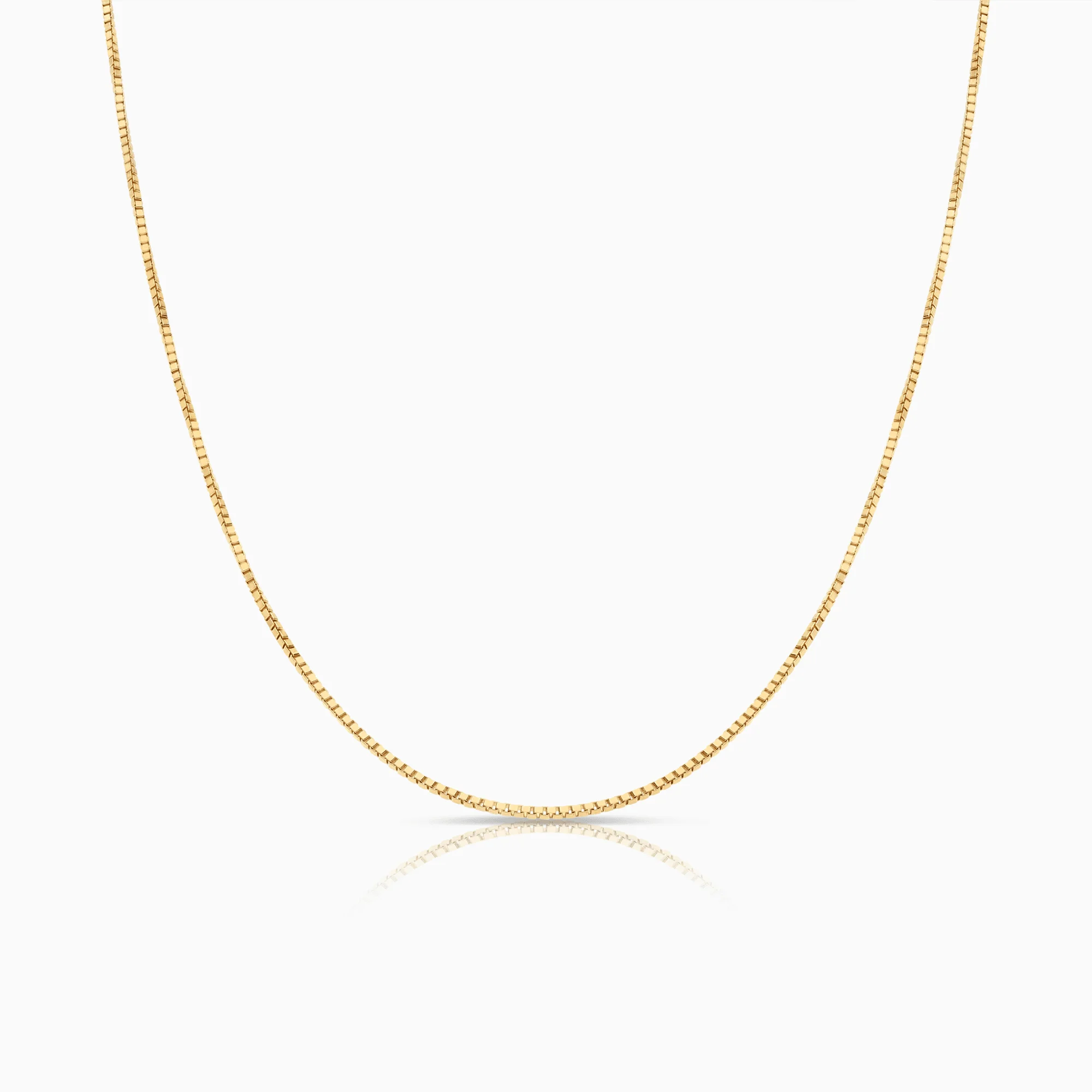 Box Chain 38.5cm 18K gold