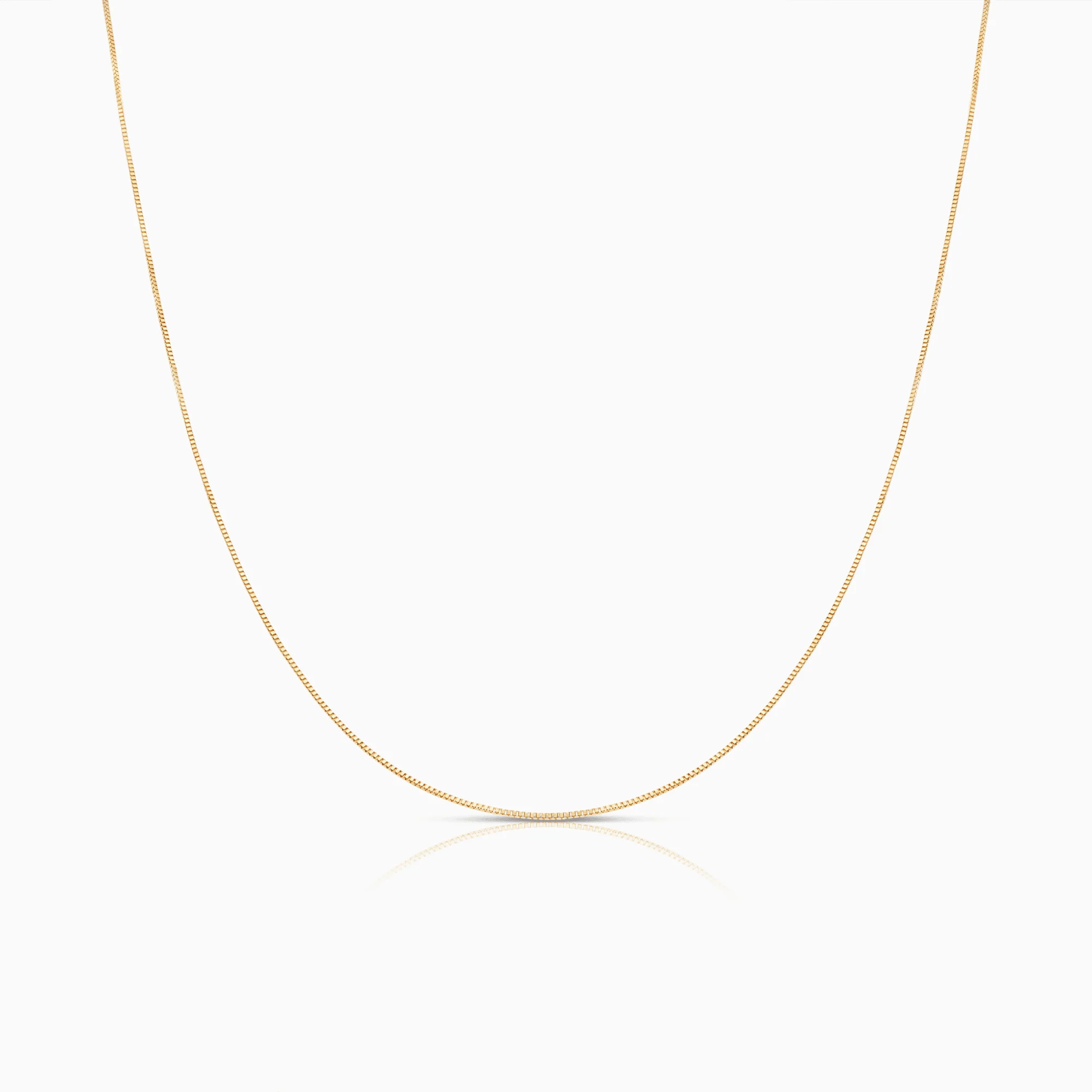 Box Chain 38cm 18K gold