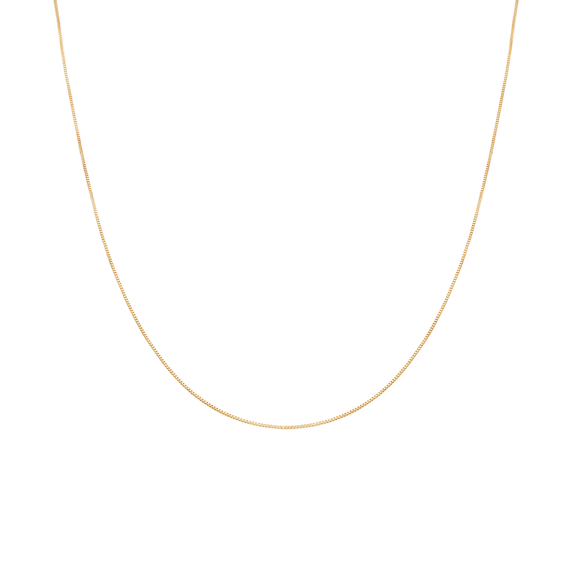 Box Chain 38cm 18K gold - Image 2
