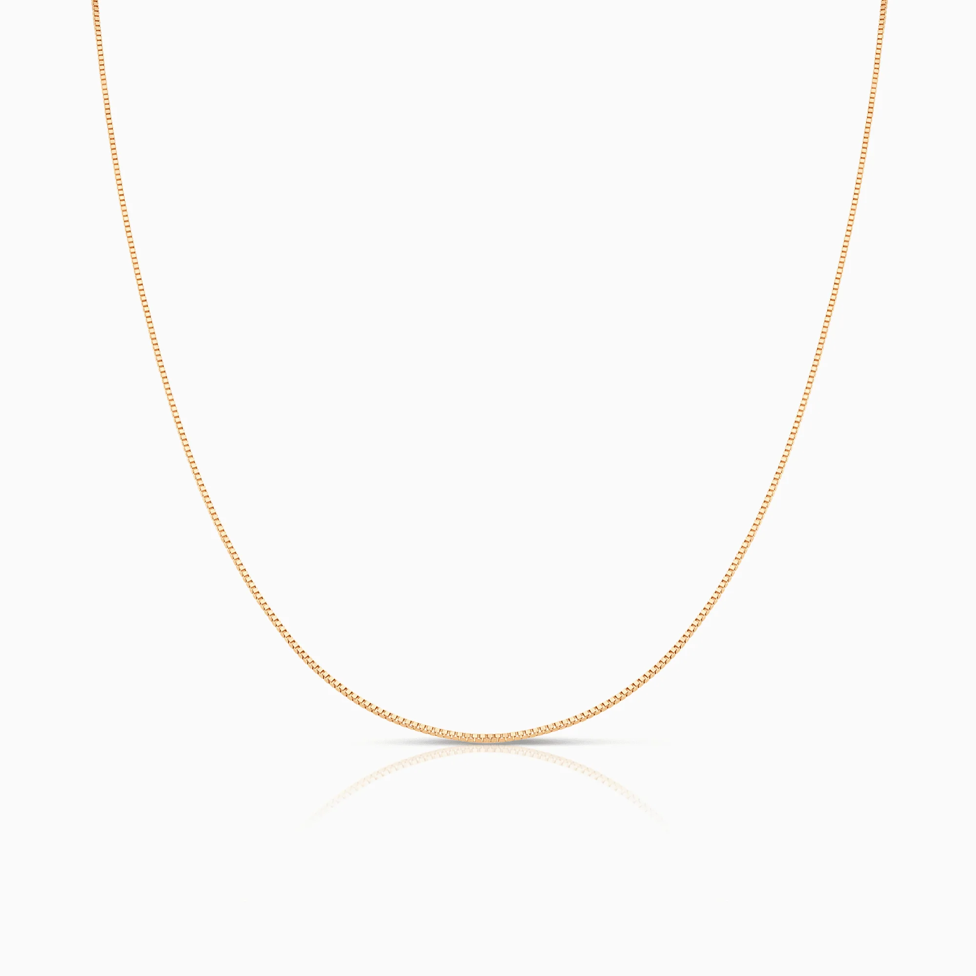 Box Chain 38cm 18K gold