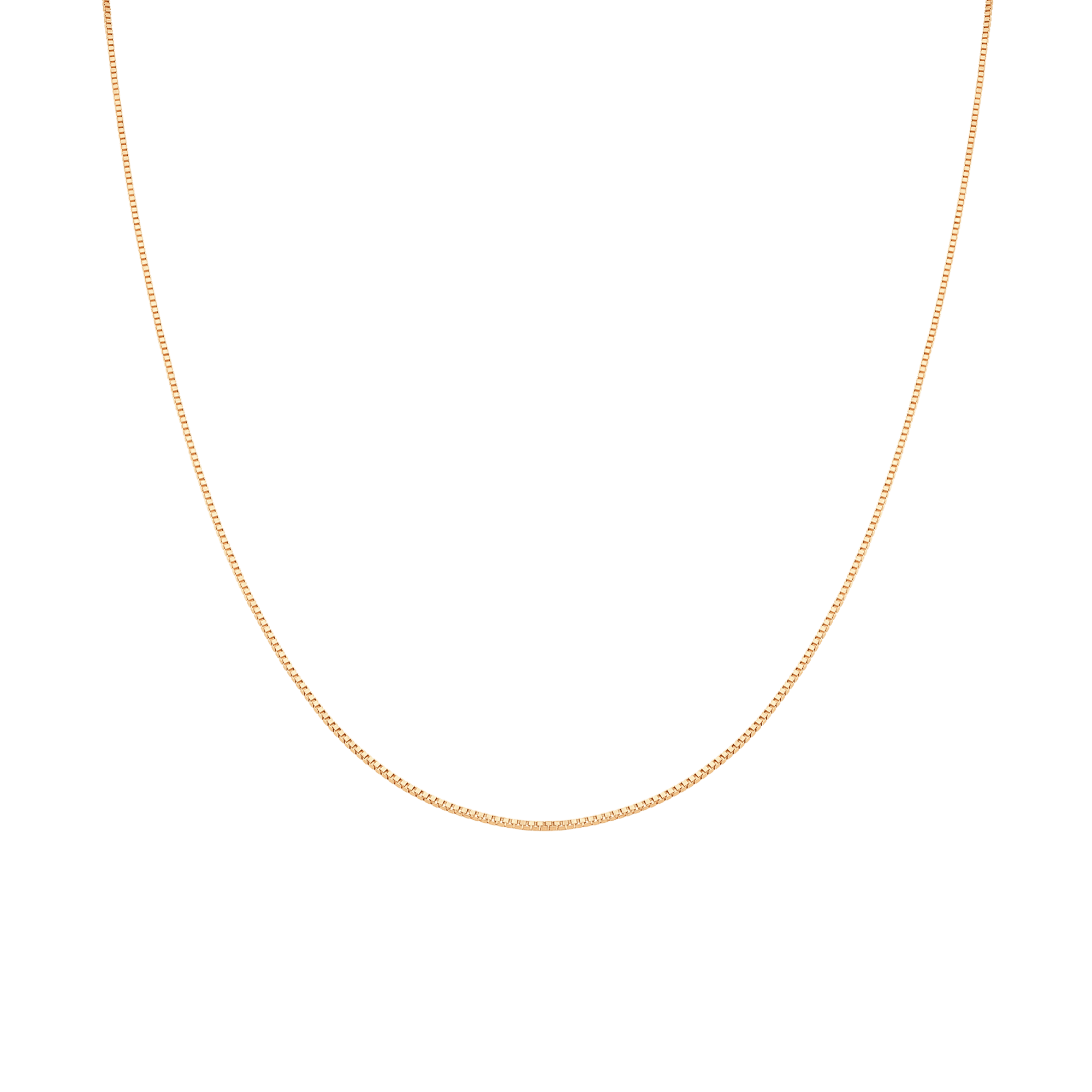 Box Chain 38cm 18K gold - Image 2