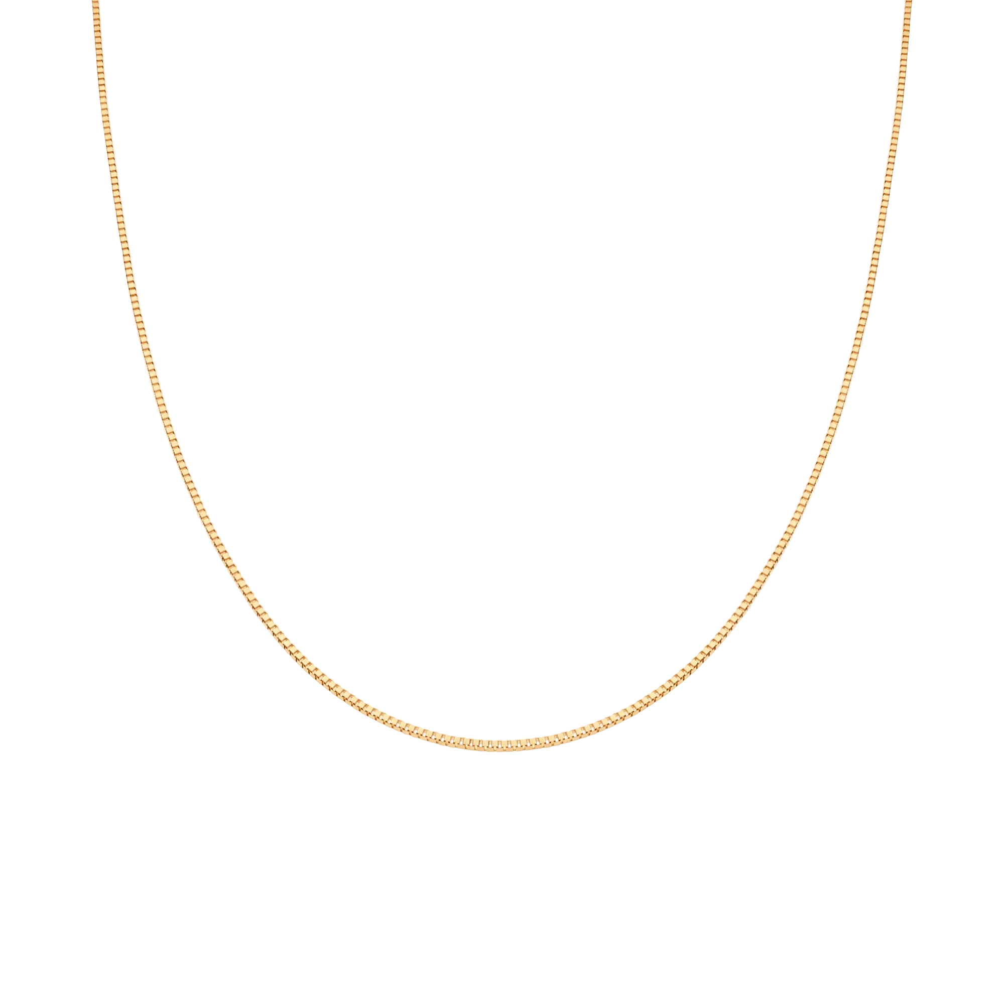 Box Chain 38cm 18K gold - Image 2