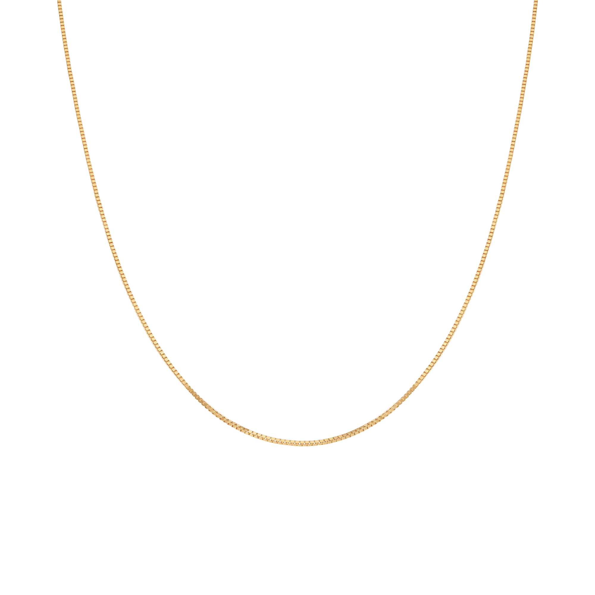 Box Chain 38cm 18K gold - Image 2