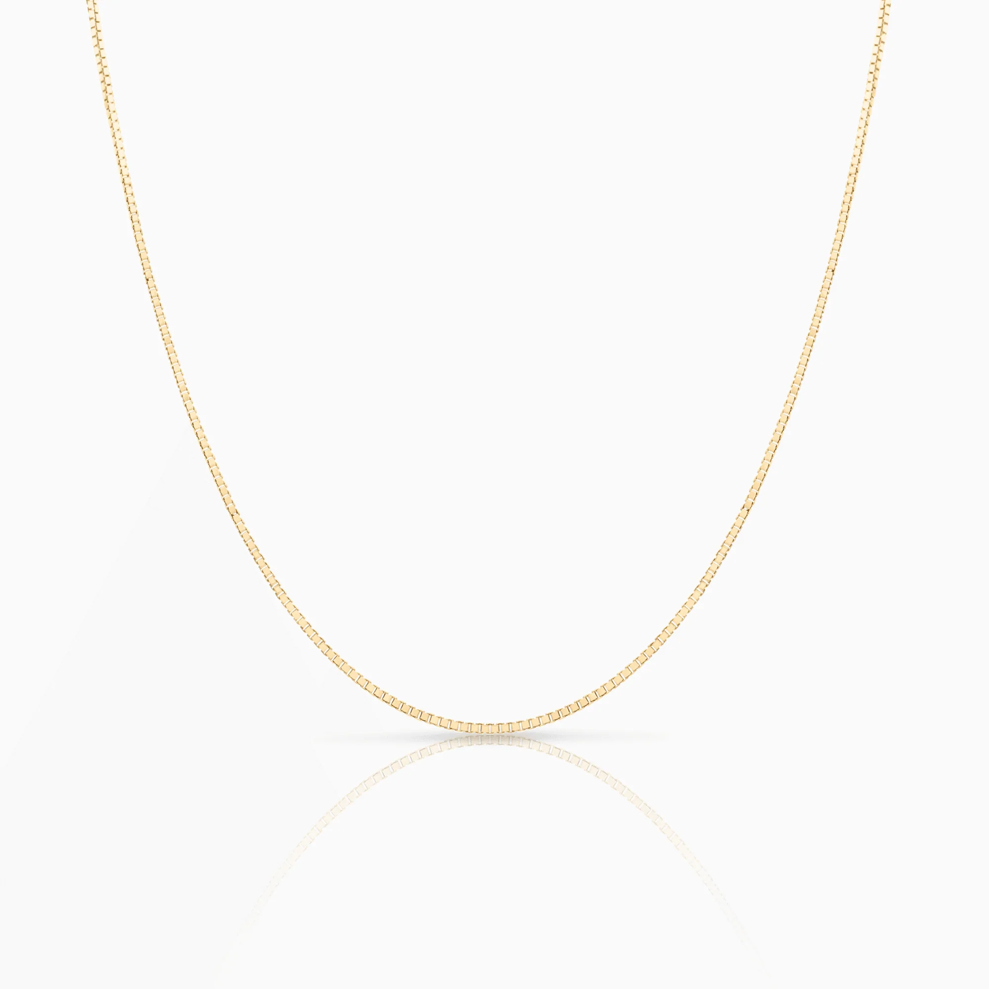 Box Chain 38cm 18K gold