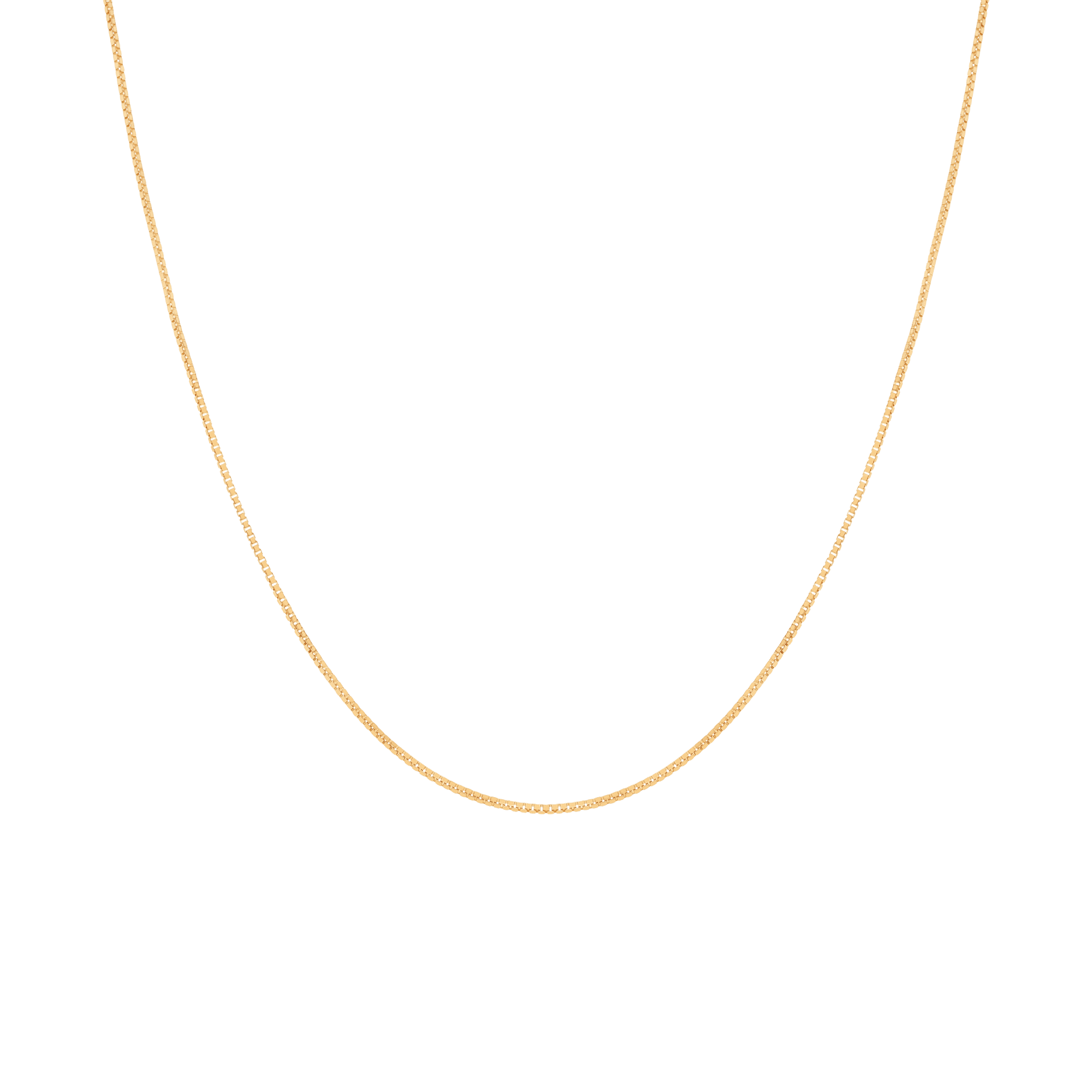 Box Chain 38cm 18K gold - Image 2