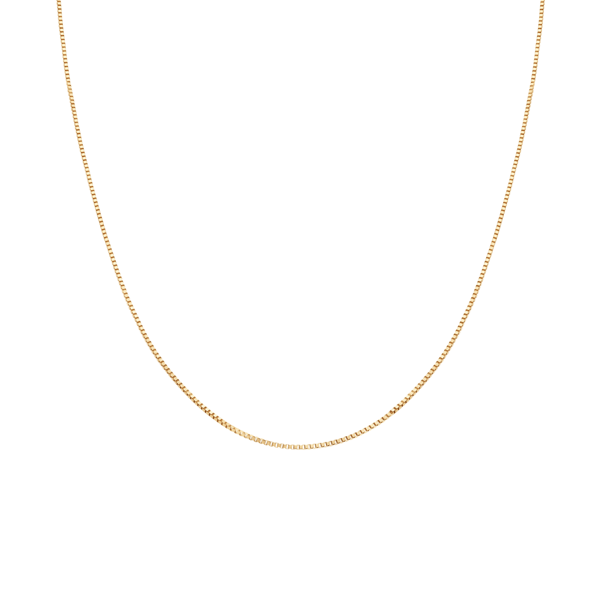 Box chain 39.5cm 9K gold - Image 2