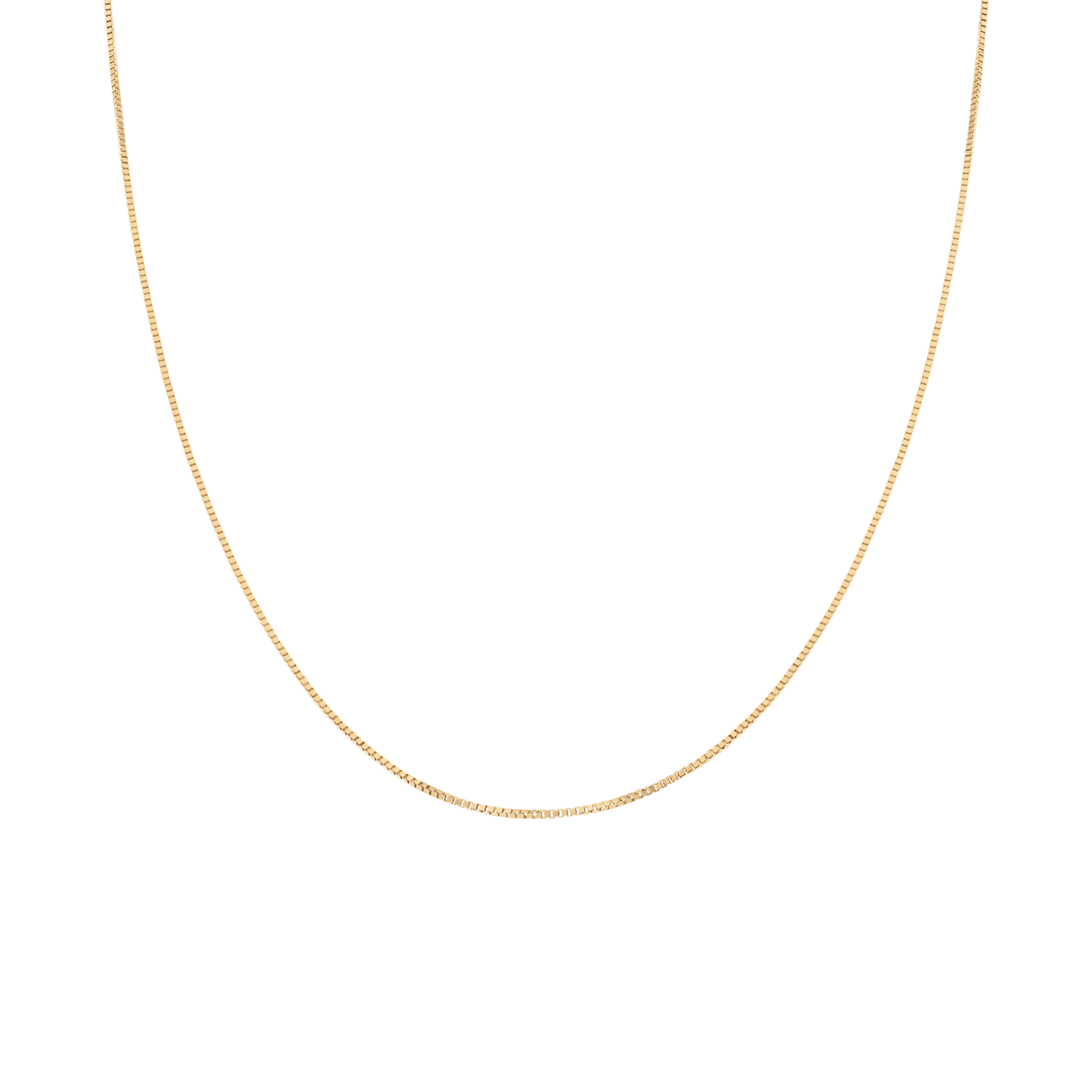 Box Chain 40cm 18K gold - Image 2