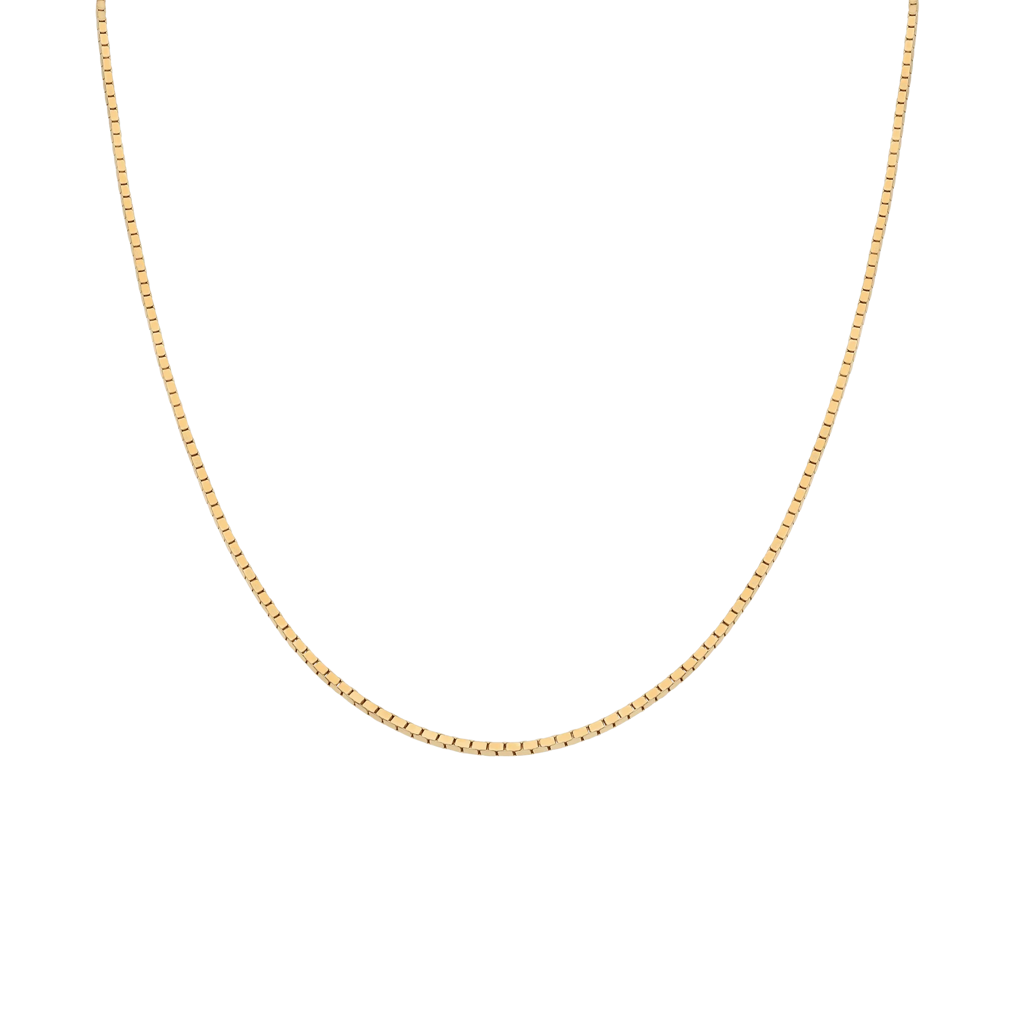Box Chain 40cm 18K gold - Image 2