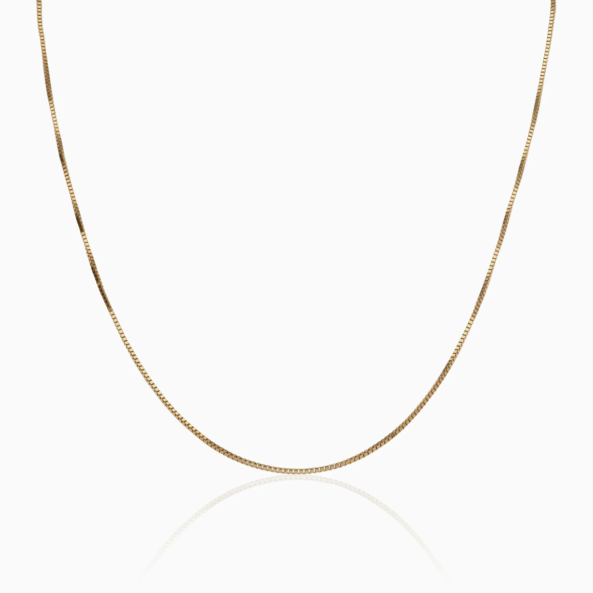 Box Chain 41.5cm 18K gold