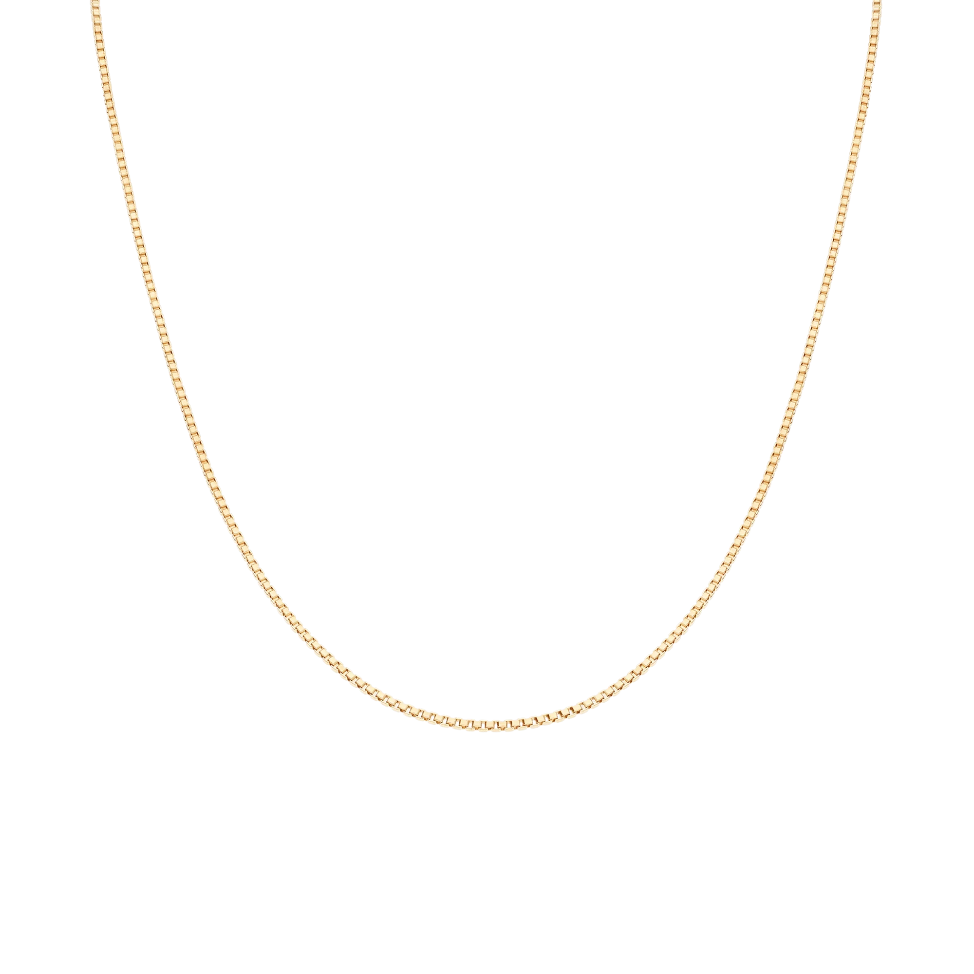 Box chain 42.5cm 18K gold - Image 2