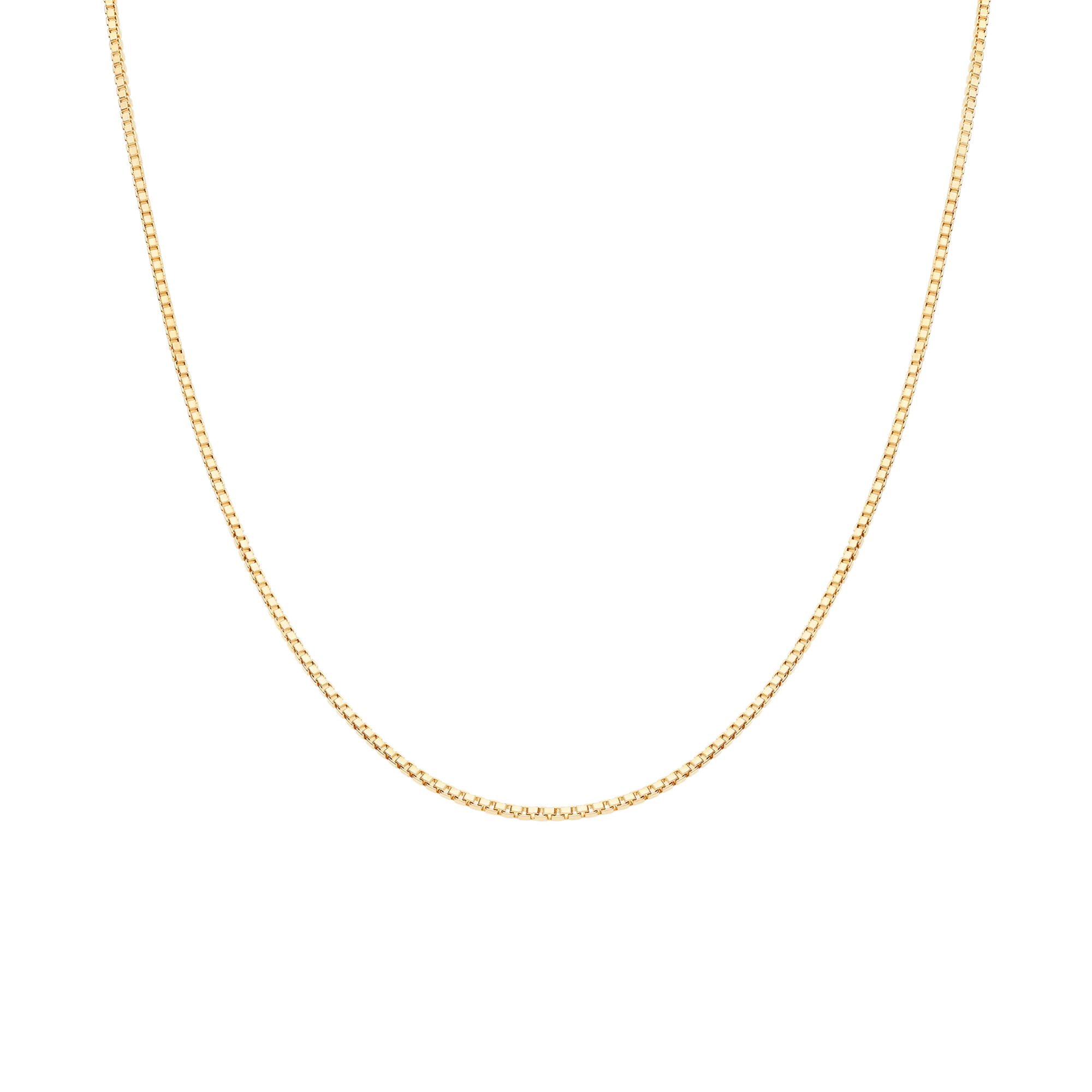Box chain 42.5cm 18K gold - Image 2