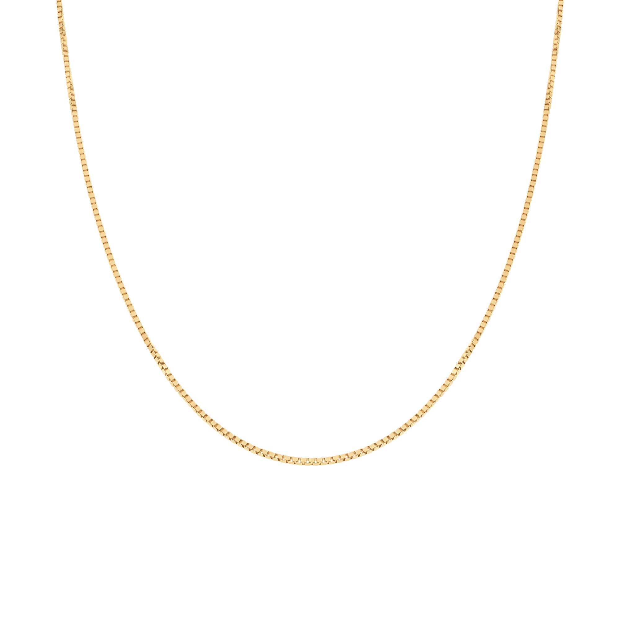 Box chain 42.5cm 18K gold - Image 2